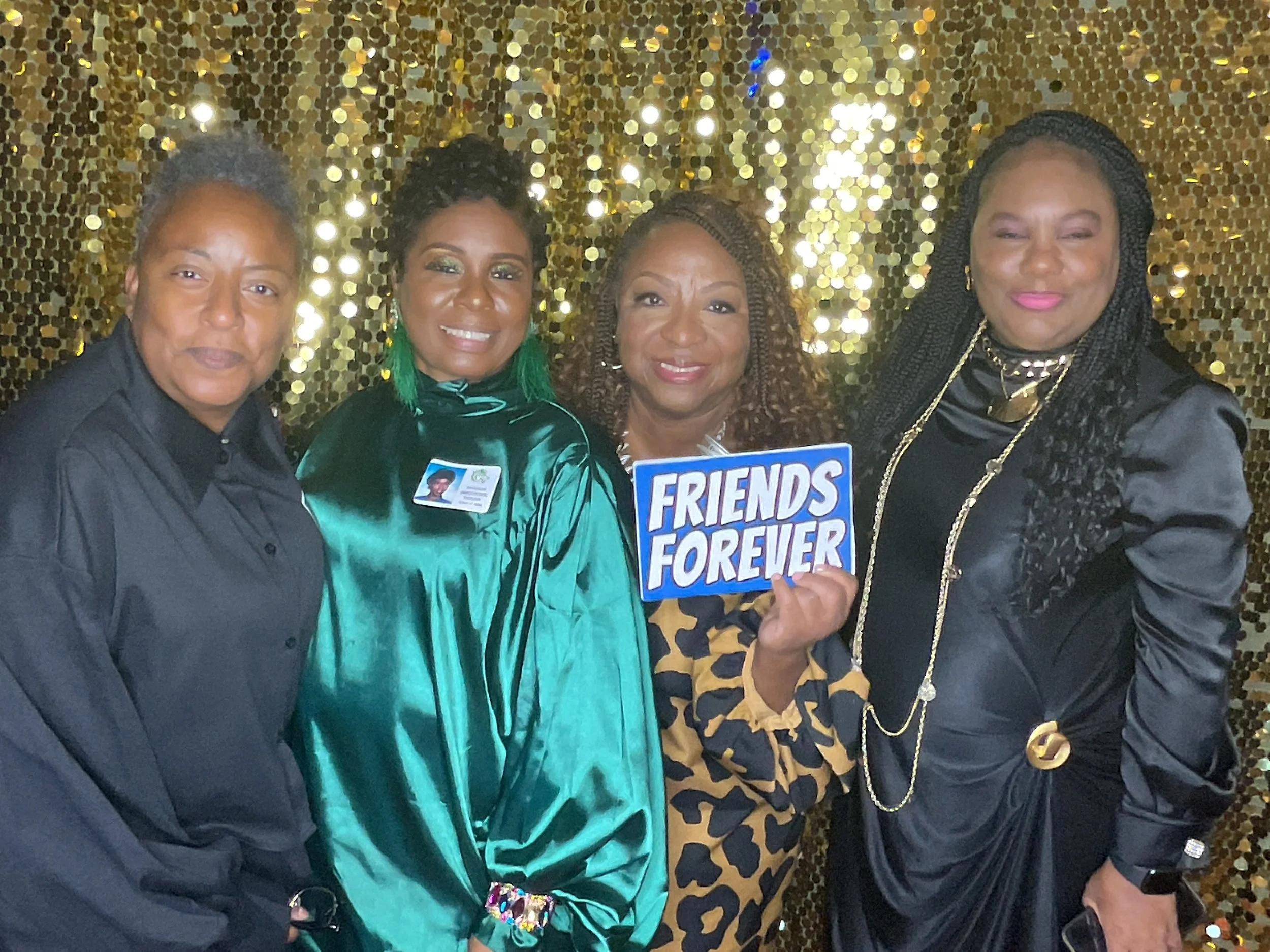 Friends having fun together at a CheesyPix event