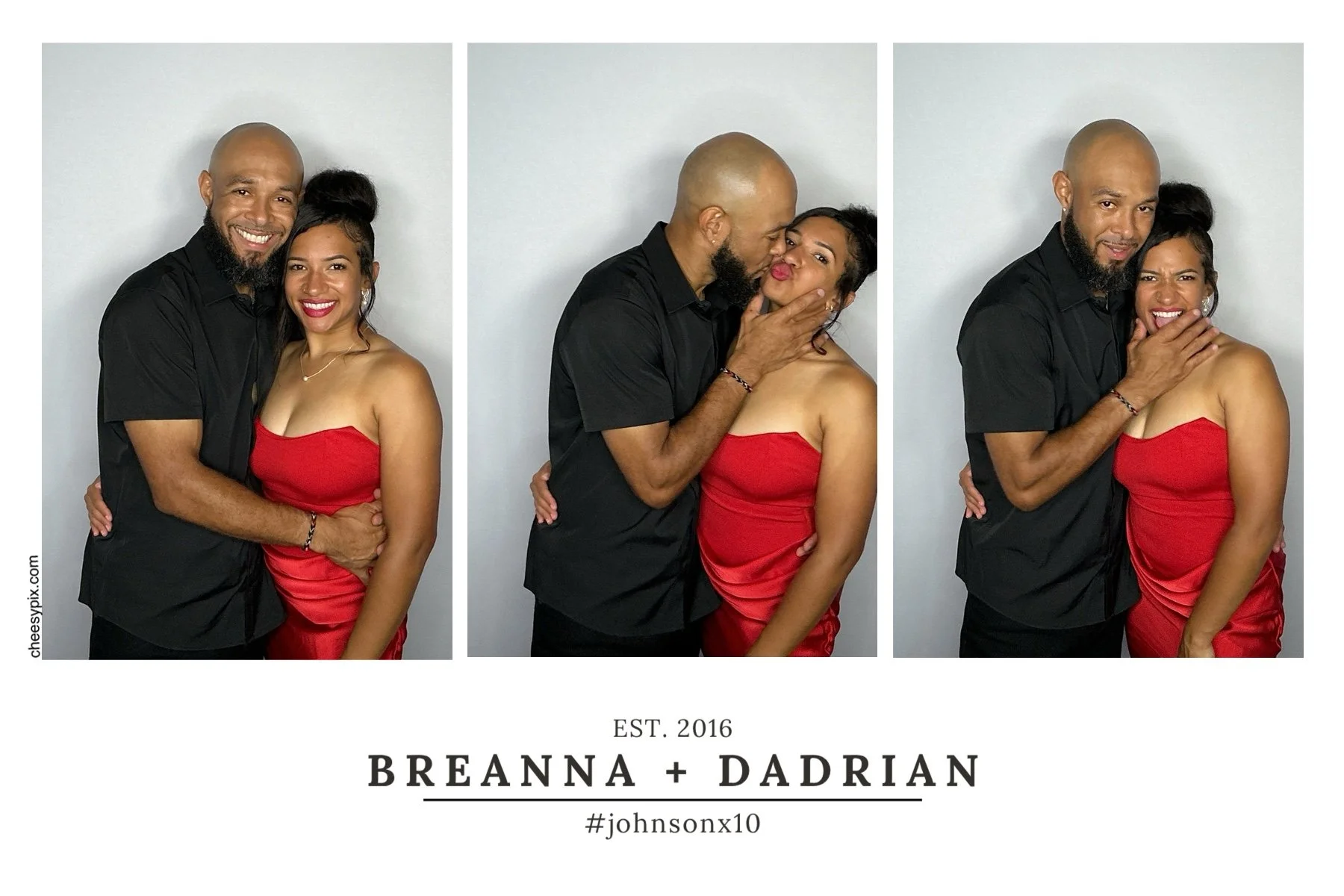 CheesyPix photo booth setup before guests arrive