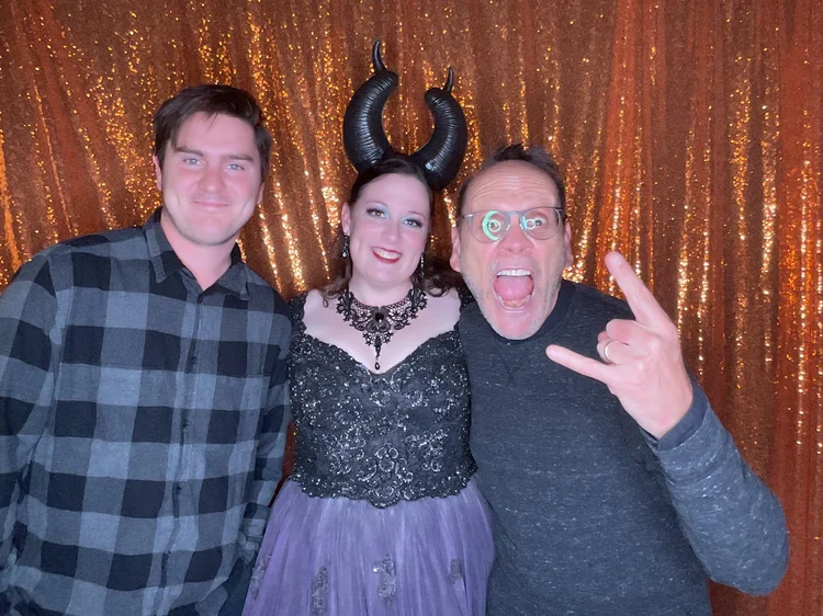 Guests having fun at CheesyPix