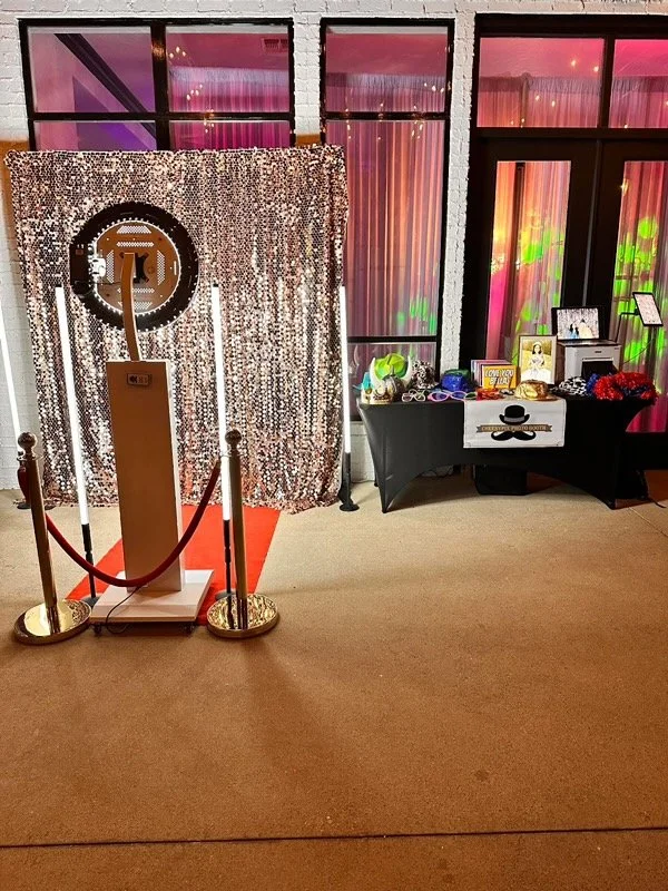 Party booth setup