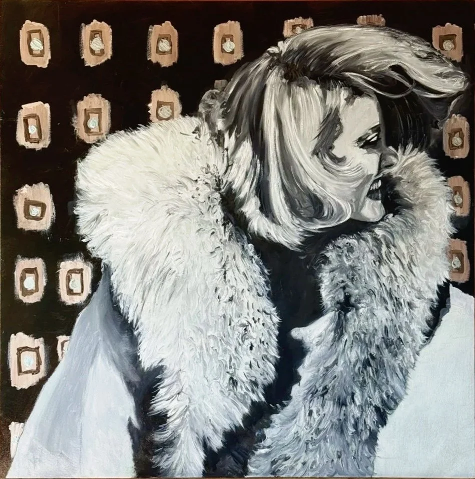 Bette 48''x48'' Oil on Canvas $4,000