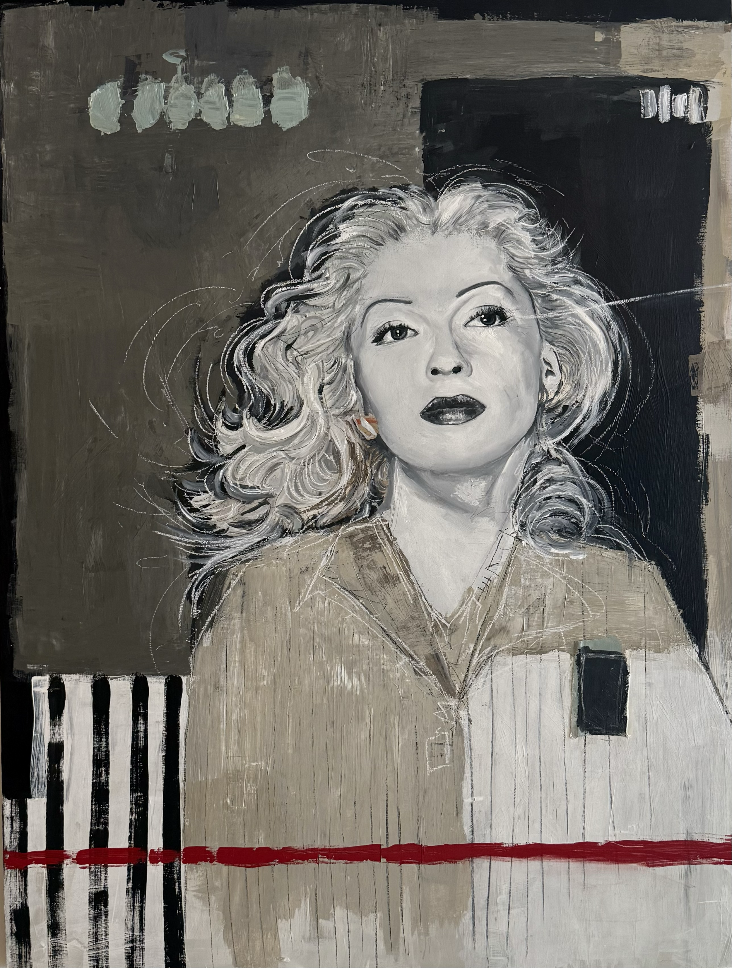 It Will Find You 36x48'' Mixed Media on Panel $3,100 - Sold