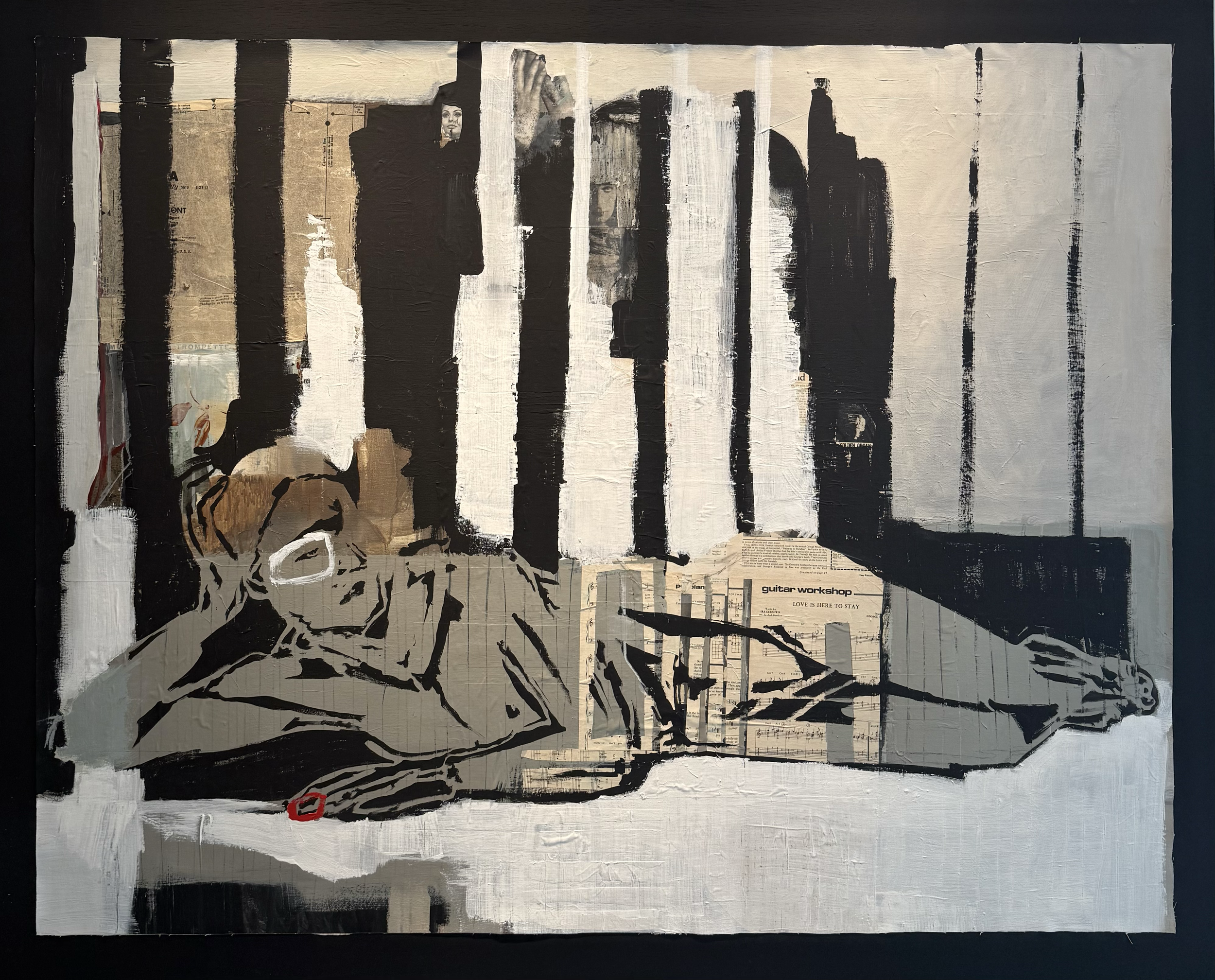 Resonant Woman 48x60'' Mixed Media on Canvas $5,000