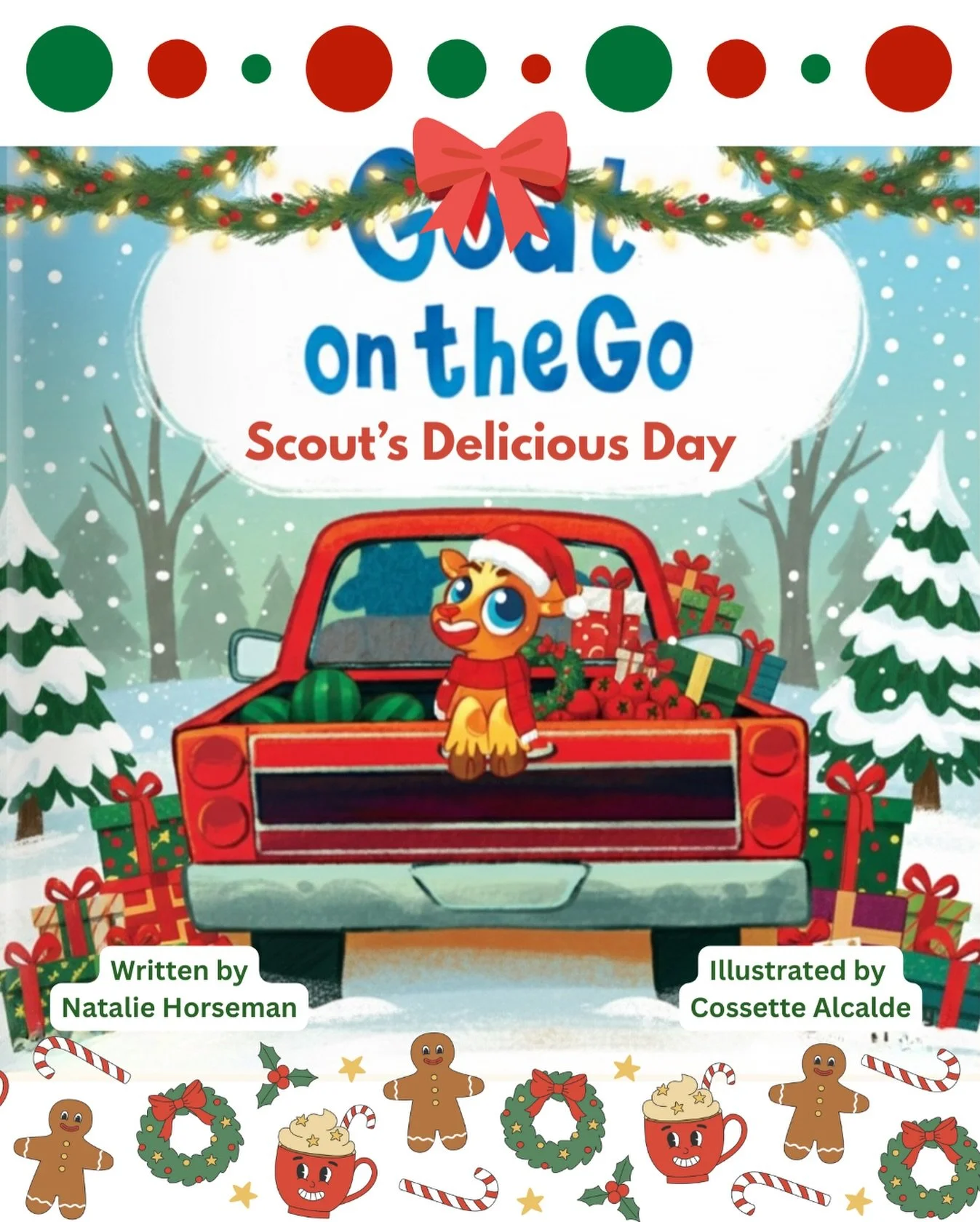 Scout wishes you all Happy Holidays!!! ❤️💚🐐

#childrensbooks #holidayreading #picturebookauthor #readingtogether #indieauthor