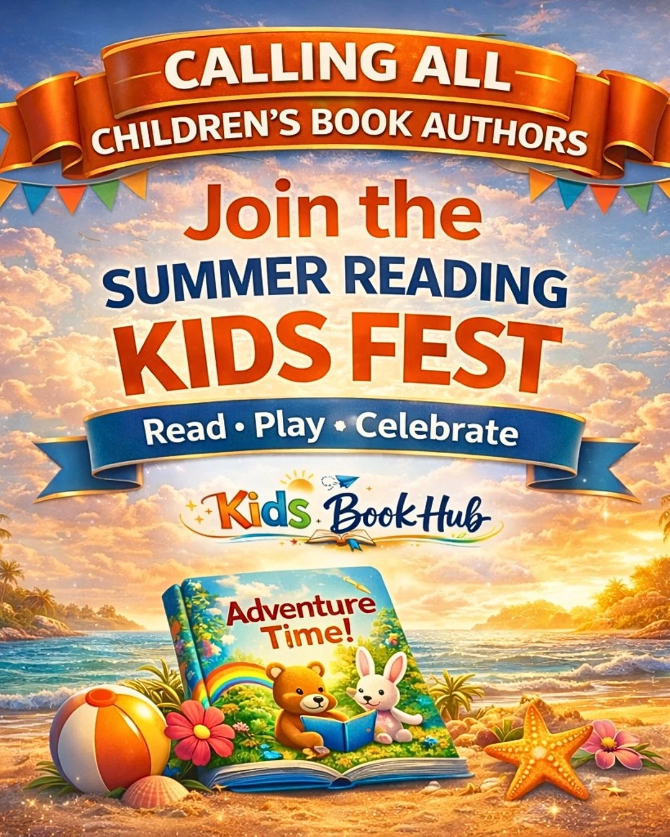 Calling All Children&rsquo;s Book Authors 📚✨

This is your moment to get your story in front of families who are actively looking for their next favorite read.

The Summer Reading Kids Fest hosted by @kids.book.hub is bringing together curated child
