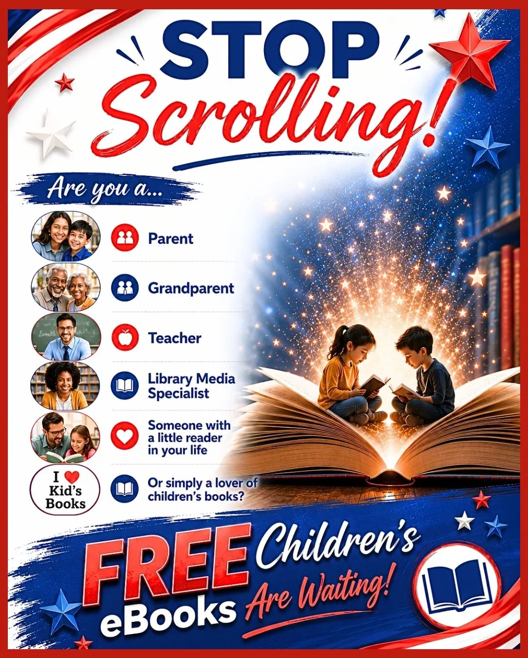 ✨ A World of Stories Is Waiting! ✨

Calling all parents, grandparents, teachers, library media specialists, and anyone with a little reader in their life&hellip;

📚 TODAY ONLY all of my children&rsquo;s eBooks are FREE on Amazon!

Get ready for mudd