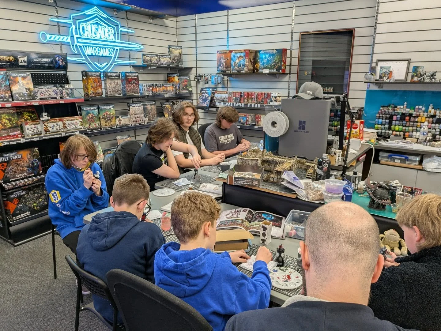 We have a Full House today. Painting lessons are full today guys.
Great to see local news talent. 
If it's something that interests you, just drop us a message or come into store for more information.