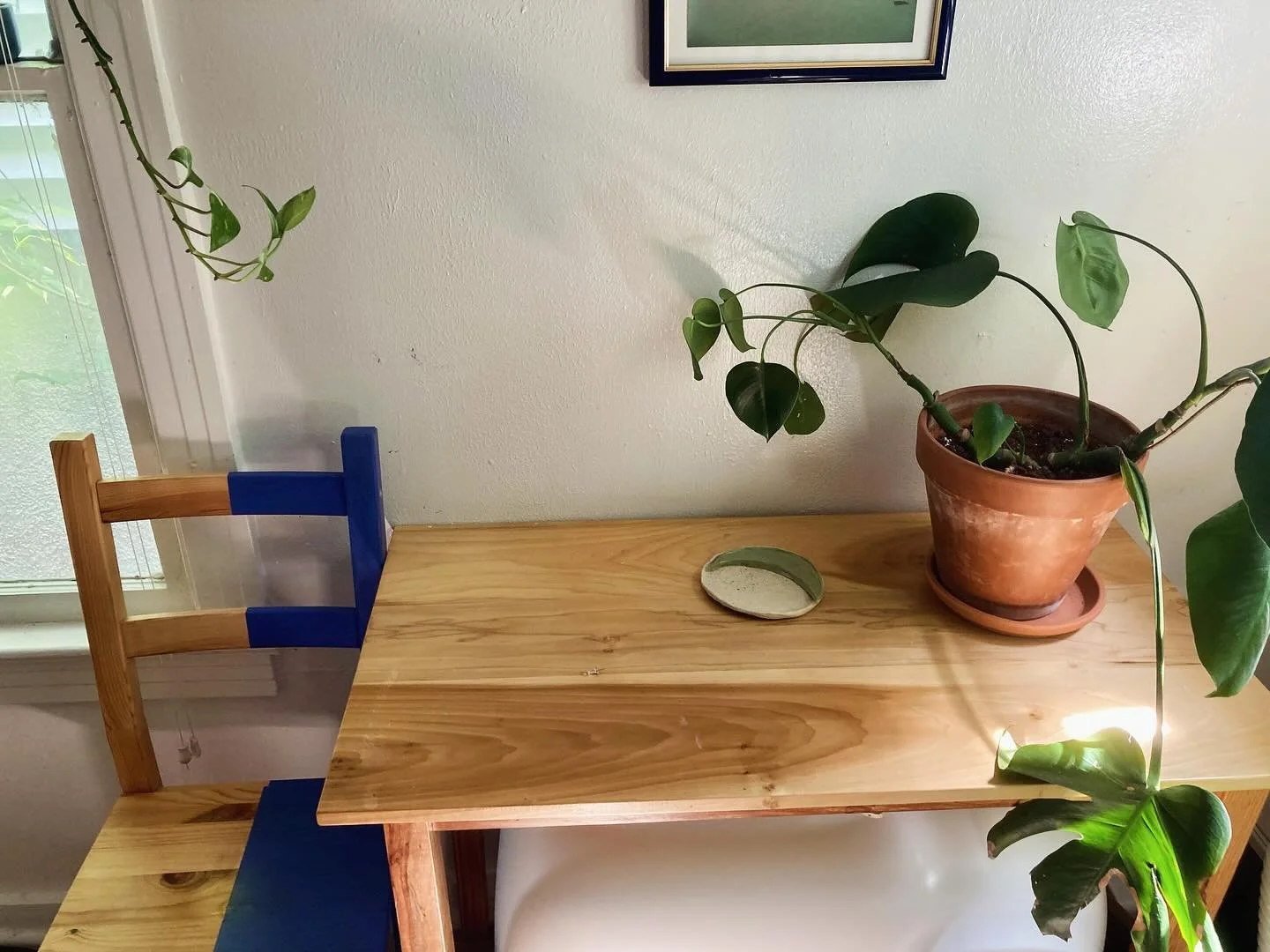 First completed wood table.