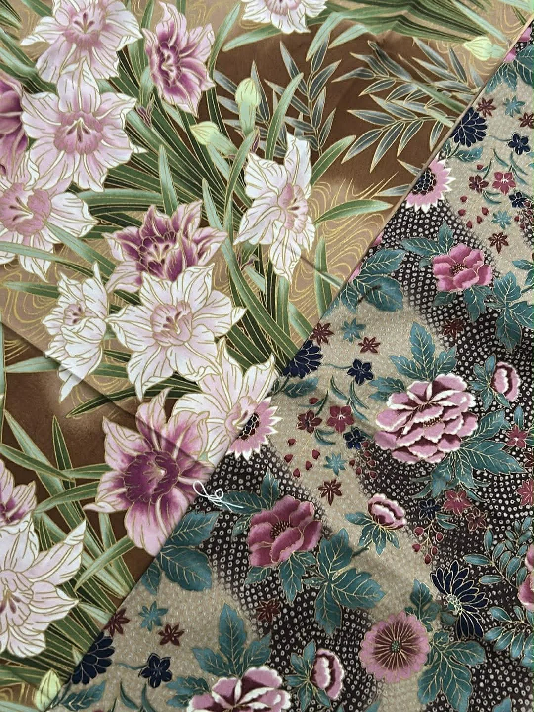 Thinking of using these Japanese silkscreen fabrics for a patchwork-ish summer dress while we&rsquo;re snowed in. Blizzard nor&rsquo;easters are scary! But we&rsquo;re all ok and I have no clients so far this week, which is feeling really nice after 