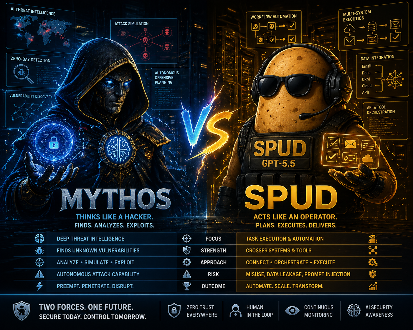 Mythos vs SPUD: Power, Precision… and a New Kind of Risk