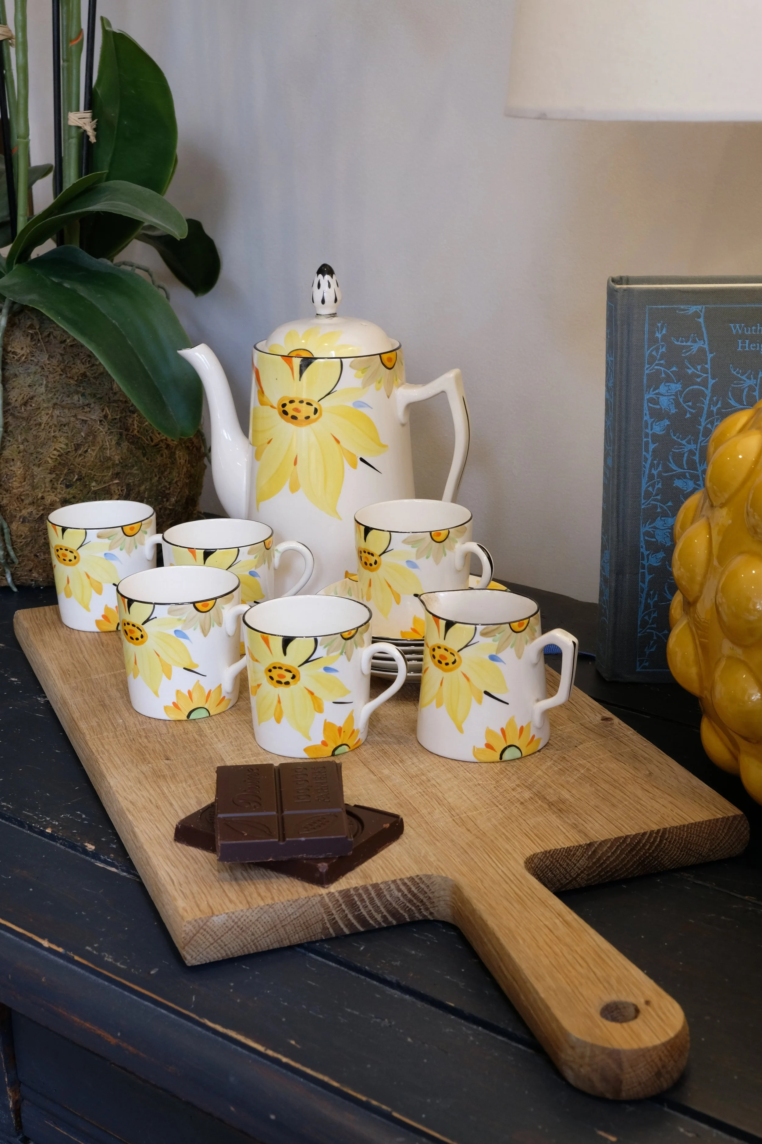 Vintage tams ware art deco coffee set