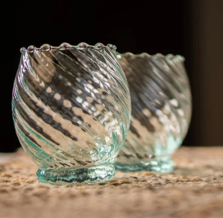 Moroccan twisted glass
