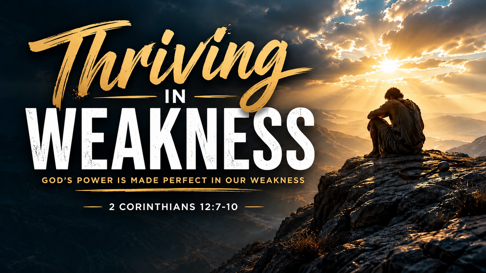 Thriving in Weakness