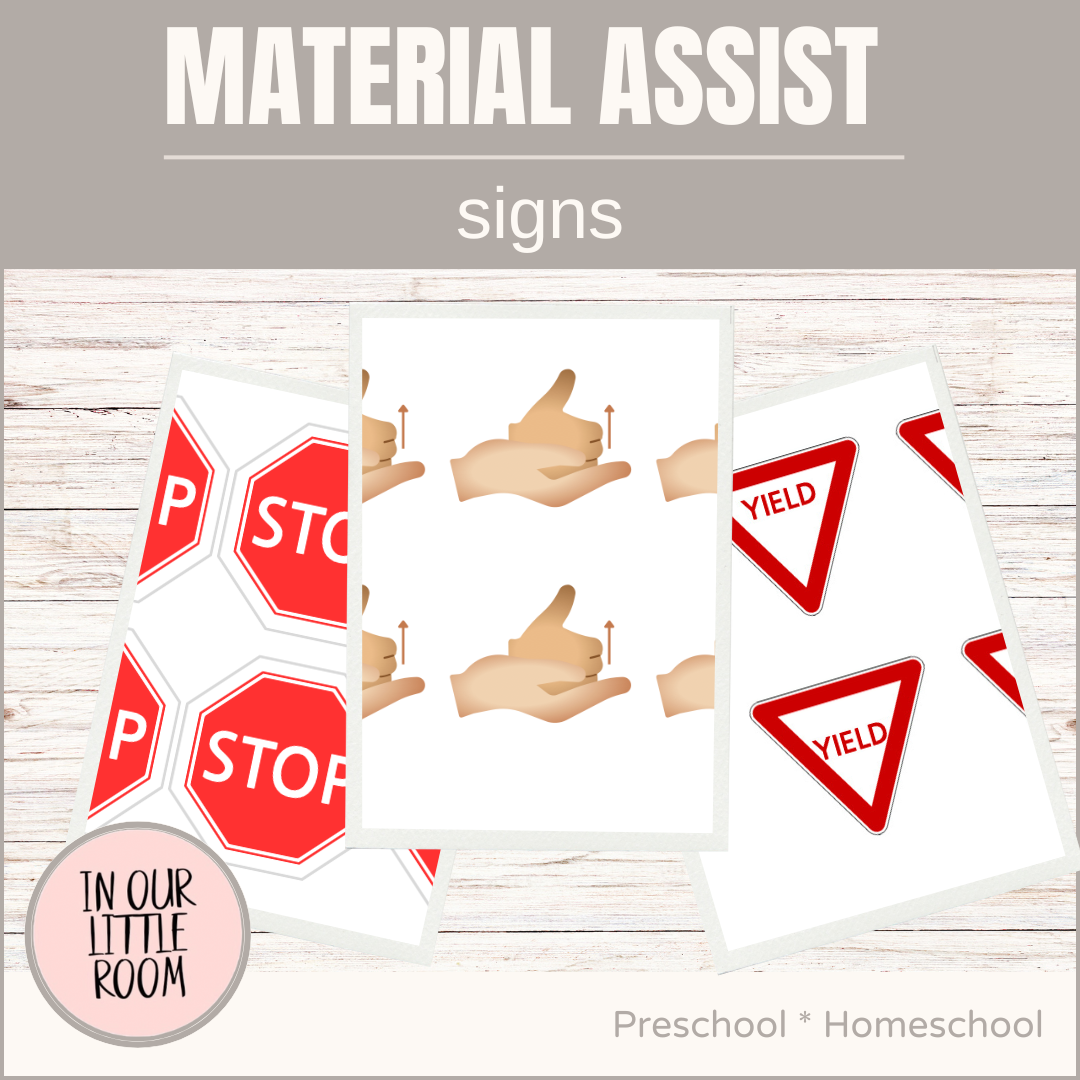 Material Assist Signs