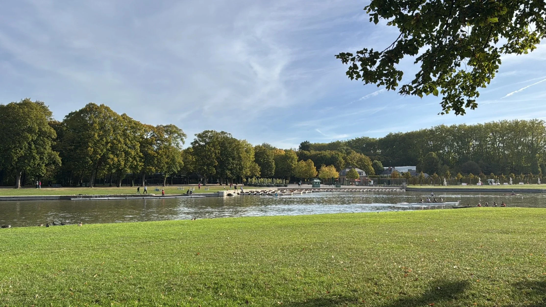la flotille Versailles grand canal