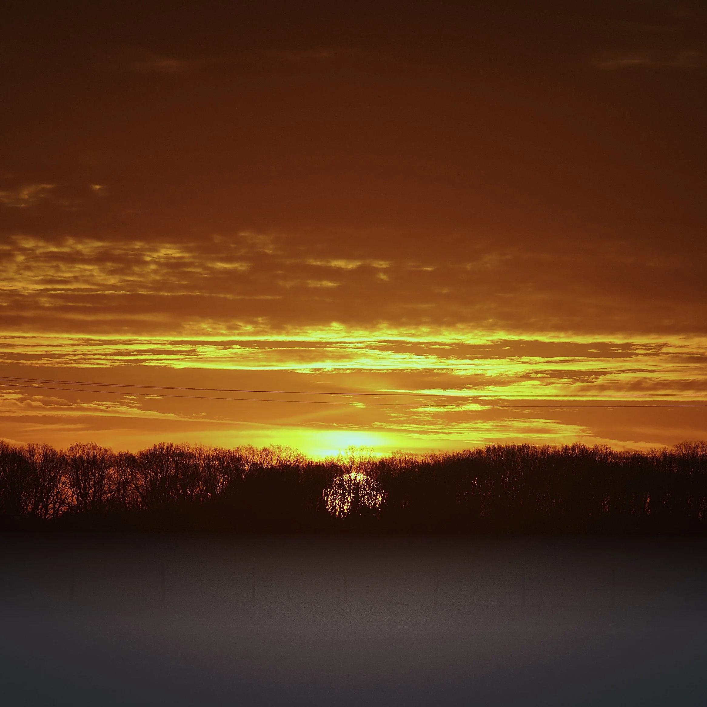 lever du soleil hivernal Yvelines