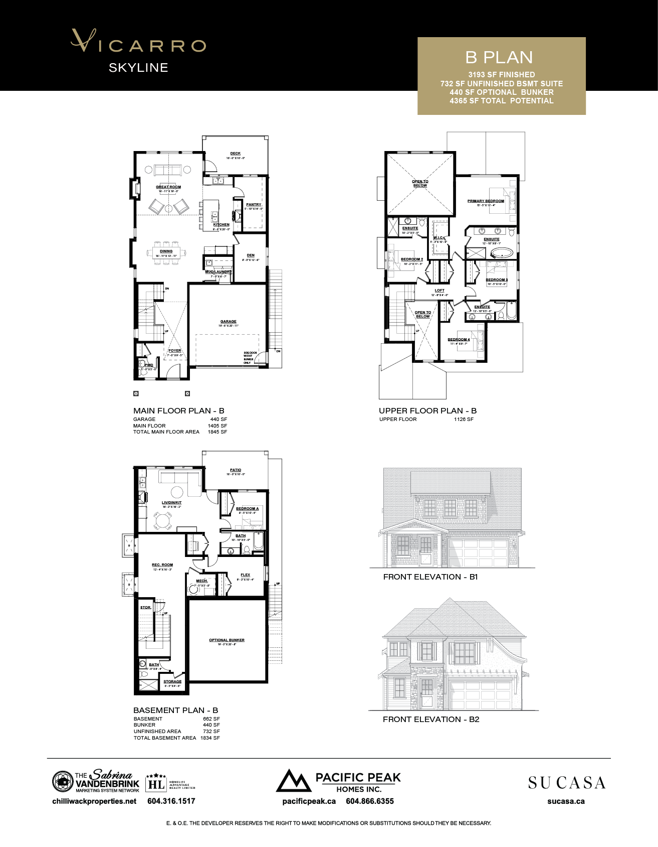 Vicarro Skyline B Floor Plan, a thoughtfully designed two-storey home featuring multiple bedrooms and bathrooms, spacious living areas, and refined luxury finishes throughout.