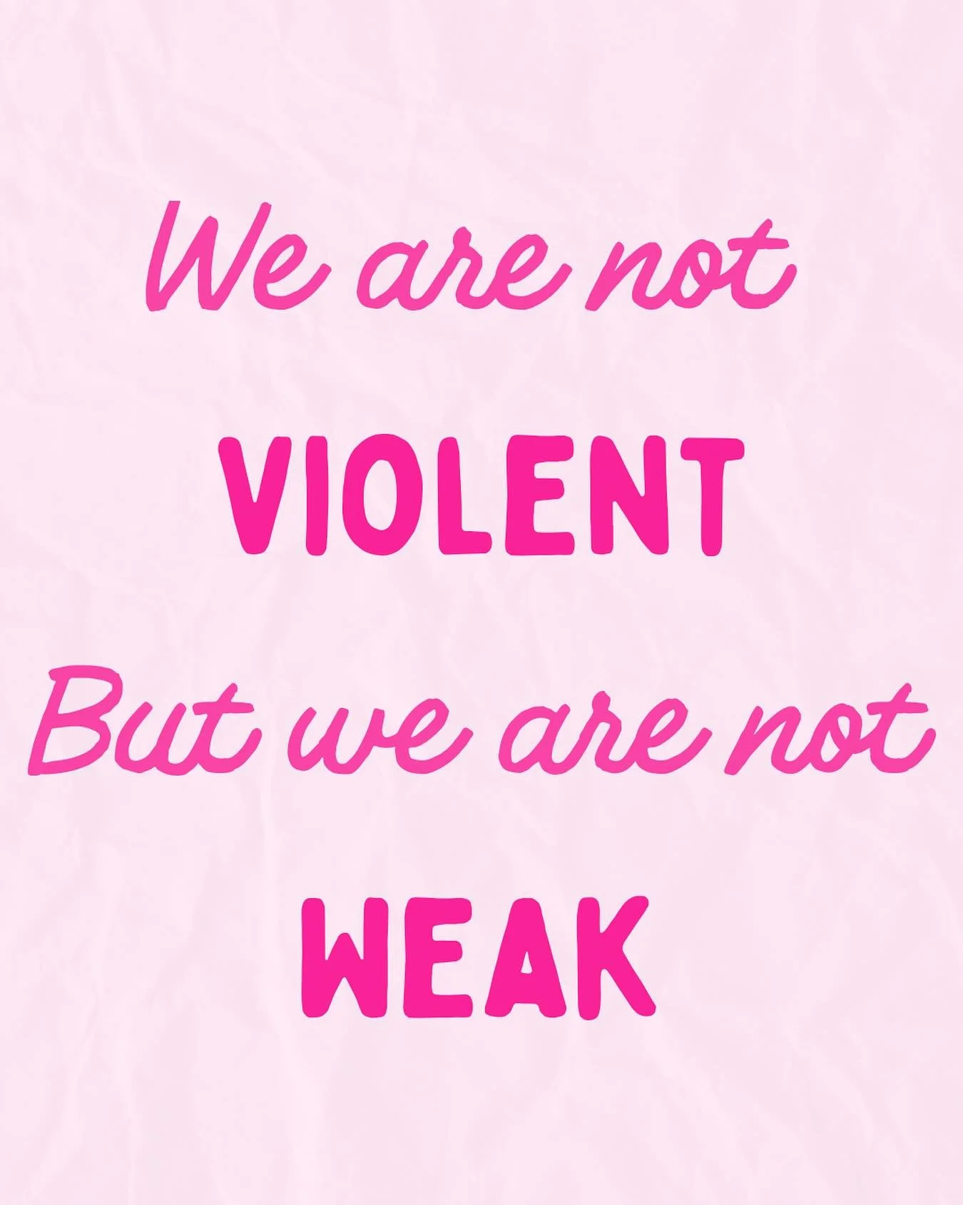 💥📢 We are not VIOLENT but we are not WEAK 💥📢

To everyone hitting the streets for No Kings Day:
stay safe, stay peaceful. Don&rsquo;t give them the reaction they want.

#nokings #nokingsday