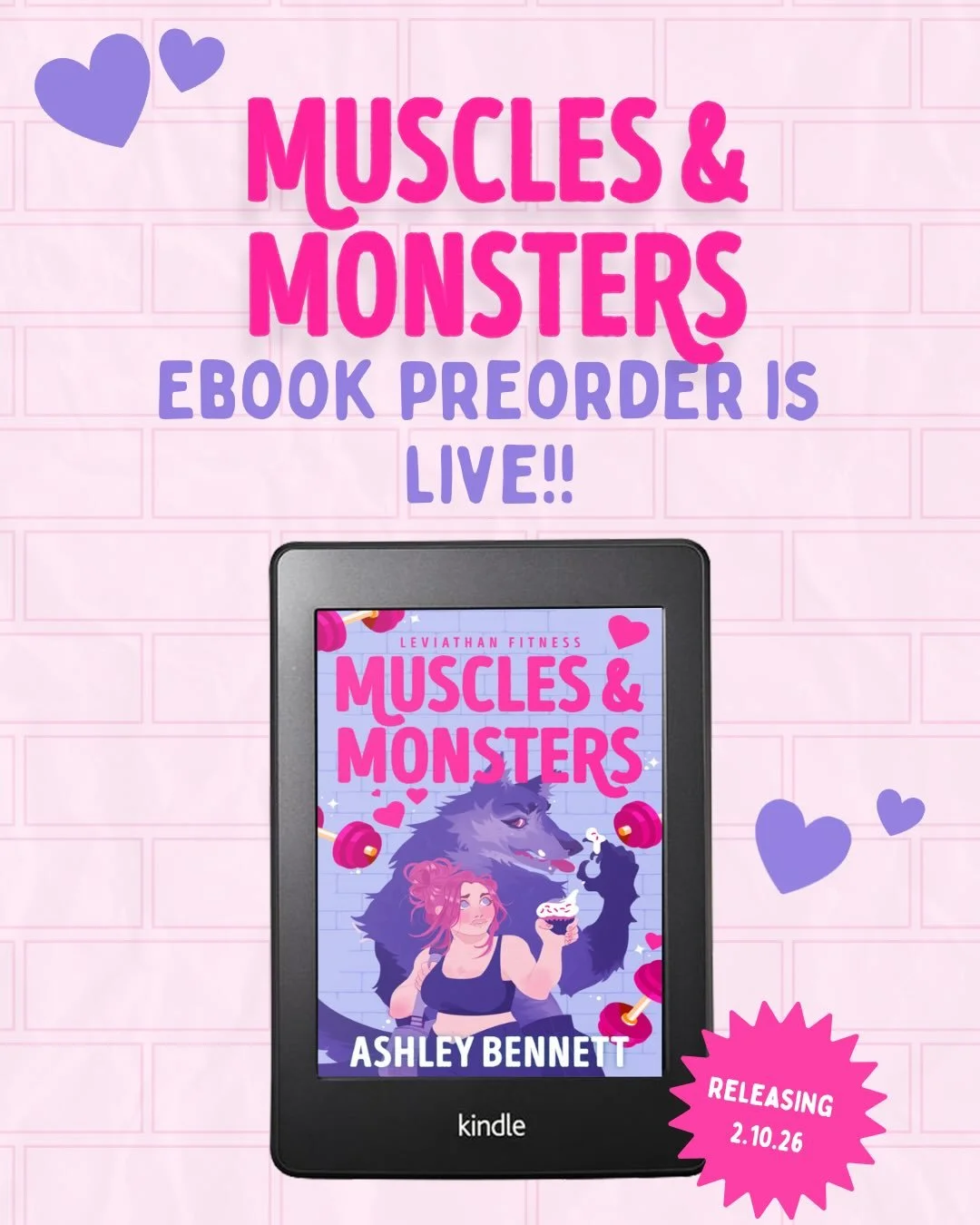 ✨Available for preorder now!! ✨

Super excited to announce that the expanded and revised EBOOK edition of Muscles &amp; Monsters is now available for preorder in North America! Yes, the ebook is available for preorder and will be delivered to you on 