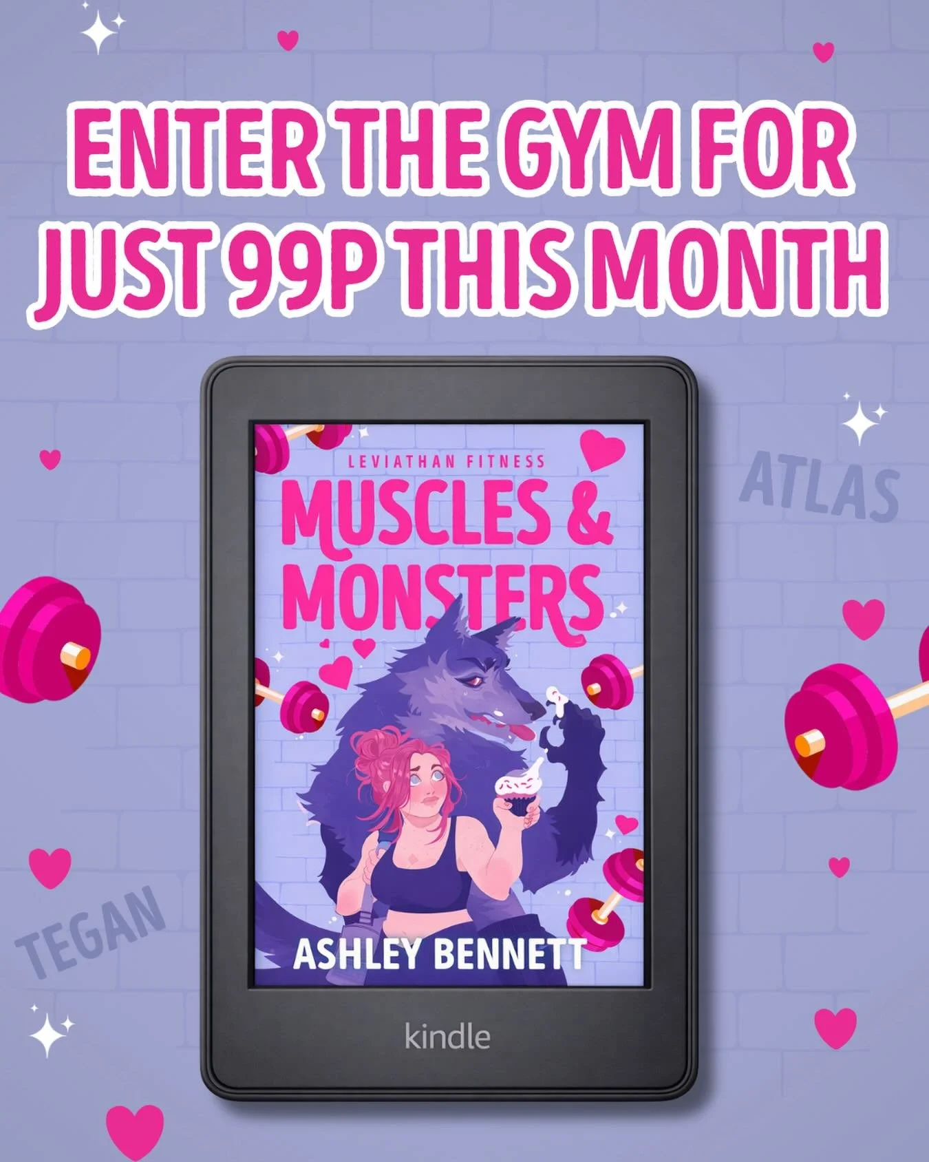 UK FRIENDS!!

Muscles &amp; Monsters is 99p for the Kindle Monthly Deal for March!! From March 1st-March 31st, you can grab the ebook of the expanded and revised edition for just 99p!

Tropes in Muscles &amp; Monsters:

🐺 monster romance book 
💍 Ha