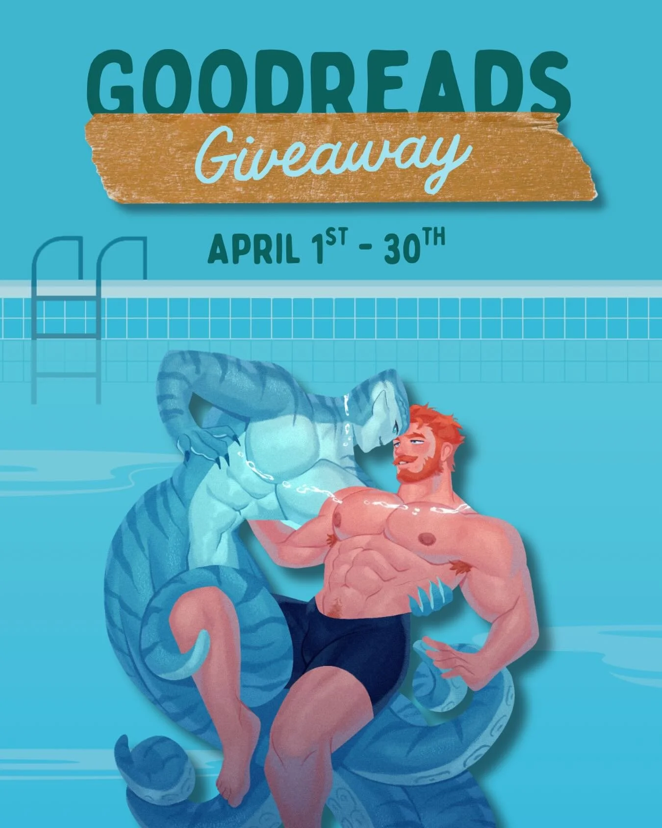 Happy April!!! 🌧️ ⛅️ 

It&rsquo;s my BIRTHDAY MONTH!!

And it&rsquo;s also time for a GOODREADS GIVEAWAY! Yayy!!

There are TEN physical copies of Tentacles &amp; Triathlons available!! It would mean so much to me if you could share this post to you