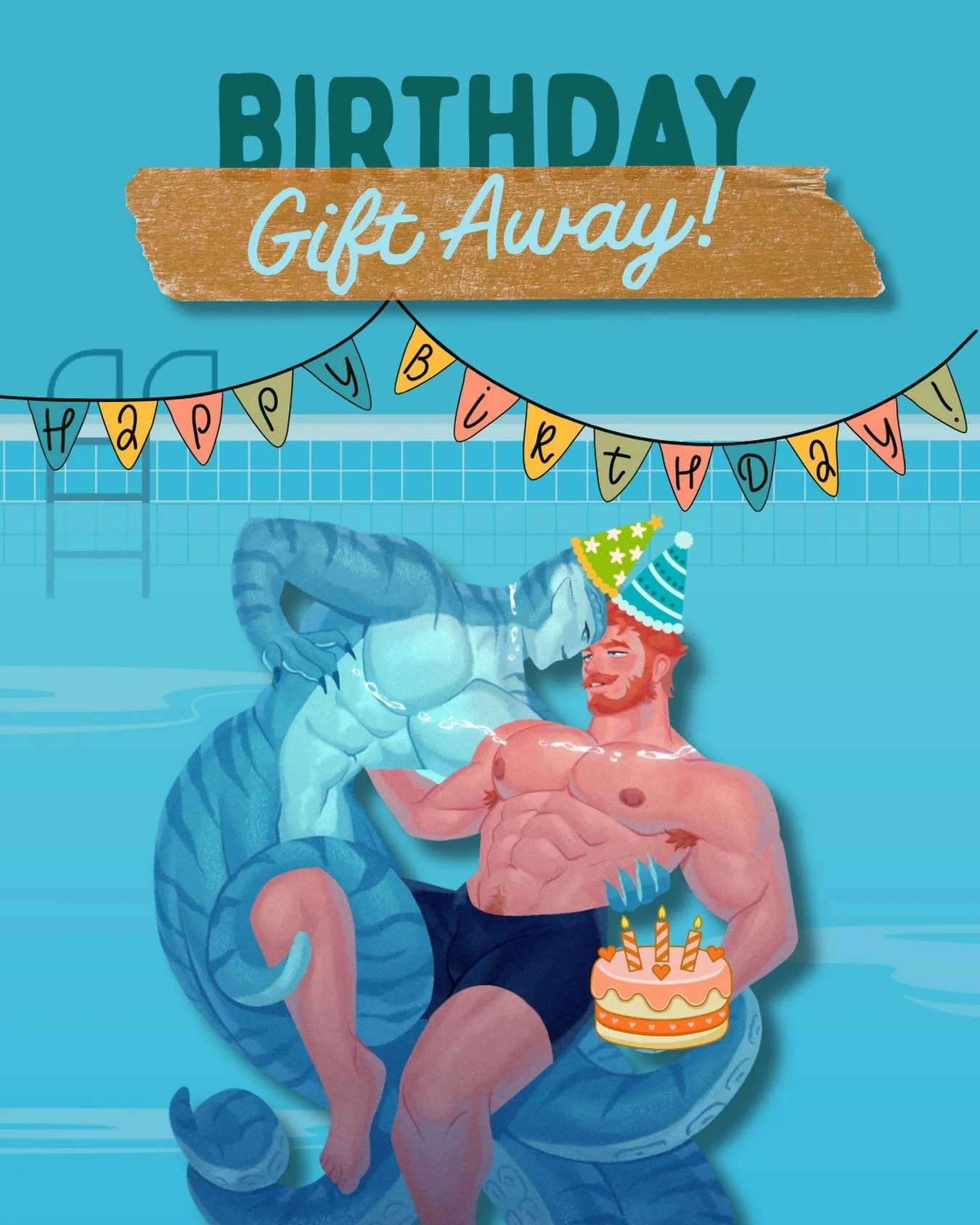 🎉 TODAY IS MY BIRTHDAY 🎉

And to celebrate, I want to give one of YOU a little gift!

A PR BOX FOR THE EXPANDED AND REVISED EDITION OF TENTACLES &amp; TRIATHLONS!! This box is curated by me, and is not affiliated with my publisher(s).

All you have