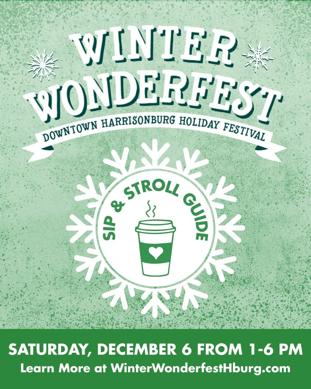 Enjoy Saturday's Winter Wonderfest with a drink in hand! Sip &amp; Stroll is happening from 1-6pm on December 6 with 23 participating businesses!

Check out the Sip &amp; Stroll map for the full list, and the seasonal drinks that are in store (NA opt