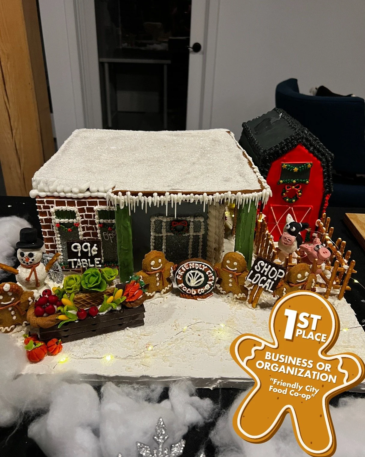 The results are in! Thanks to the 700+ people who stopped by @nestrealty_harrisonburg on Saturday during Winter Wonderfest to vote in the Fifth Annual Gingerbread House Competition, we are now ready to crown the winners! 

BUSINESS &amp; ORGANIZATION