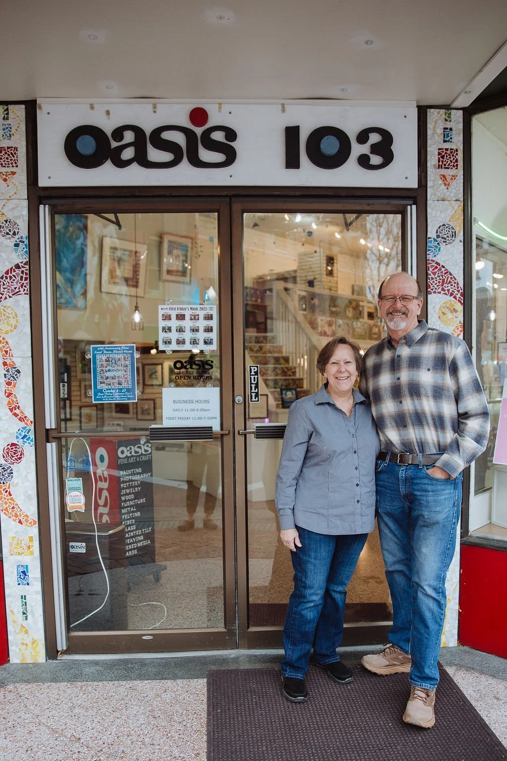 People Behind the Presents: Lynn and Phil Adams, OASIS Fine Art &amp; Craft