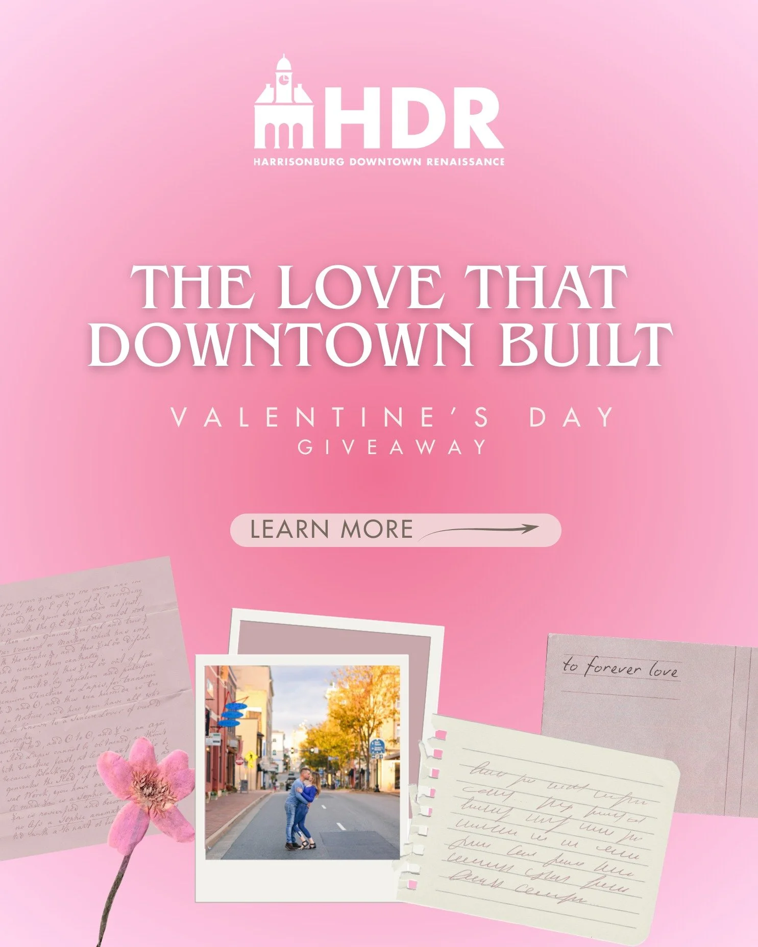 Downtown Harrisonburg has been the backdrop for so many love stories, and we want to share yours 💕

Did you meet your best friend, partner, or even your fur baby downtown?
Was it a first date, an anniversary, or a moment that changed everything?

💌