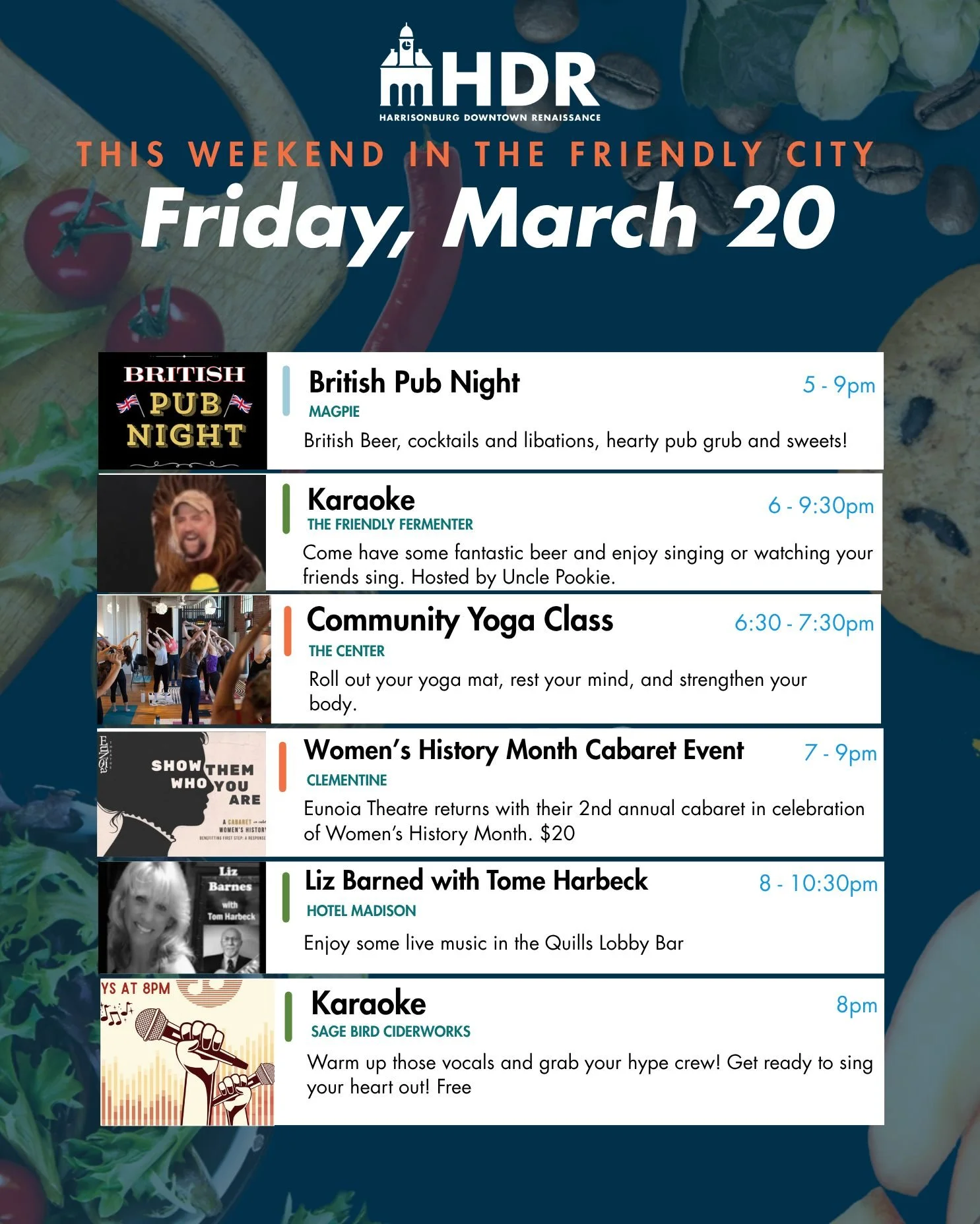 It's the first day of spring, and downtown is blooming with activities this weekend to celebrate! Check out our weekend roundup here.

Interested in the Flower Walk? Get tickets using our link in bio.

Are there any events we have missed? Please comm