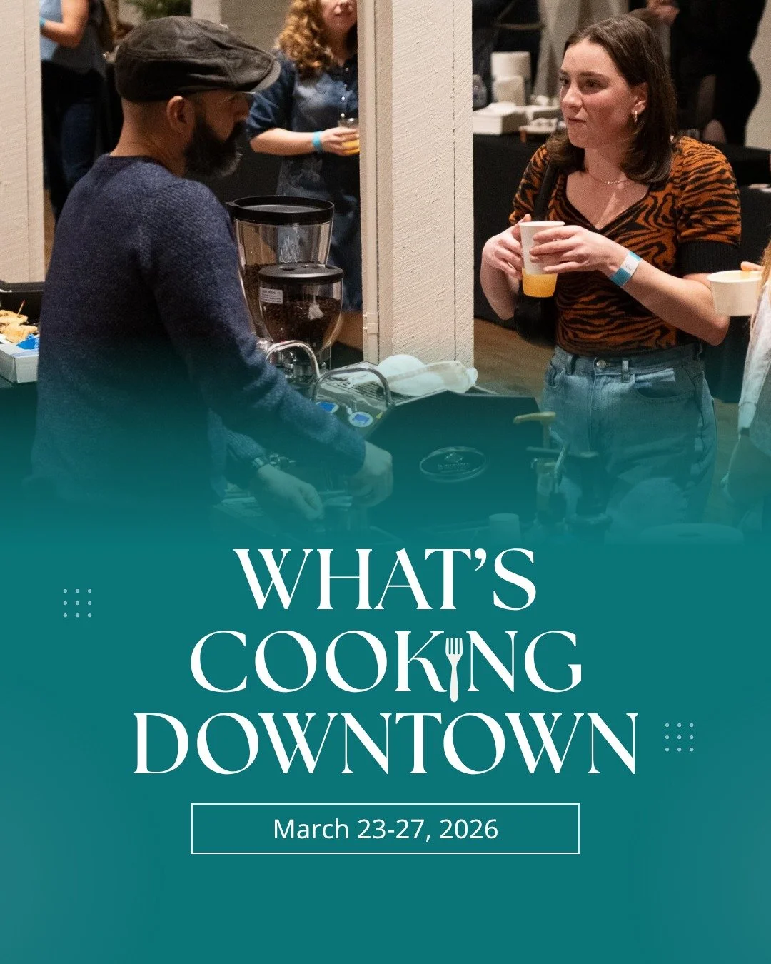 The final week of Taste of Downtown Month is here!

Fresh taps and a new breakfast stout at Feel the Rain, double the chocolate at Shirley's Popcorn, an elevated pimento cheese at Monty's, Easter pre-orders live at BMC Bakes, lemon tiramisu vibes at 