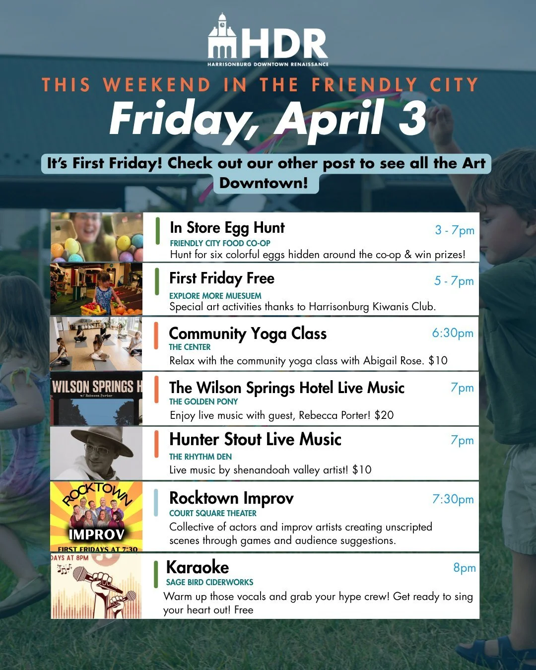 Looking for Easter weekend plans? 🐣 We&rsquo;ve gathered the best downtown events for you to enjoy while you're out and about. Grab something delicious from your favorite local spot and join the fun!

Are there any events we missed? Please comment t