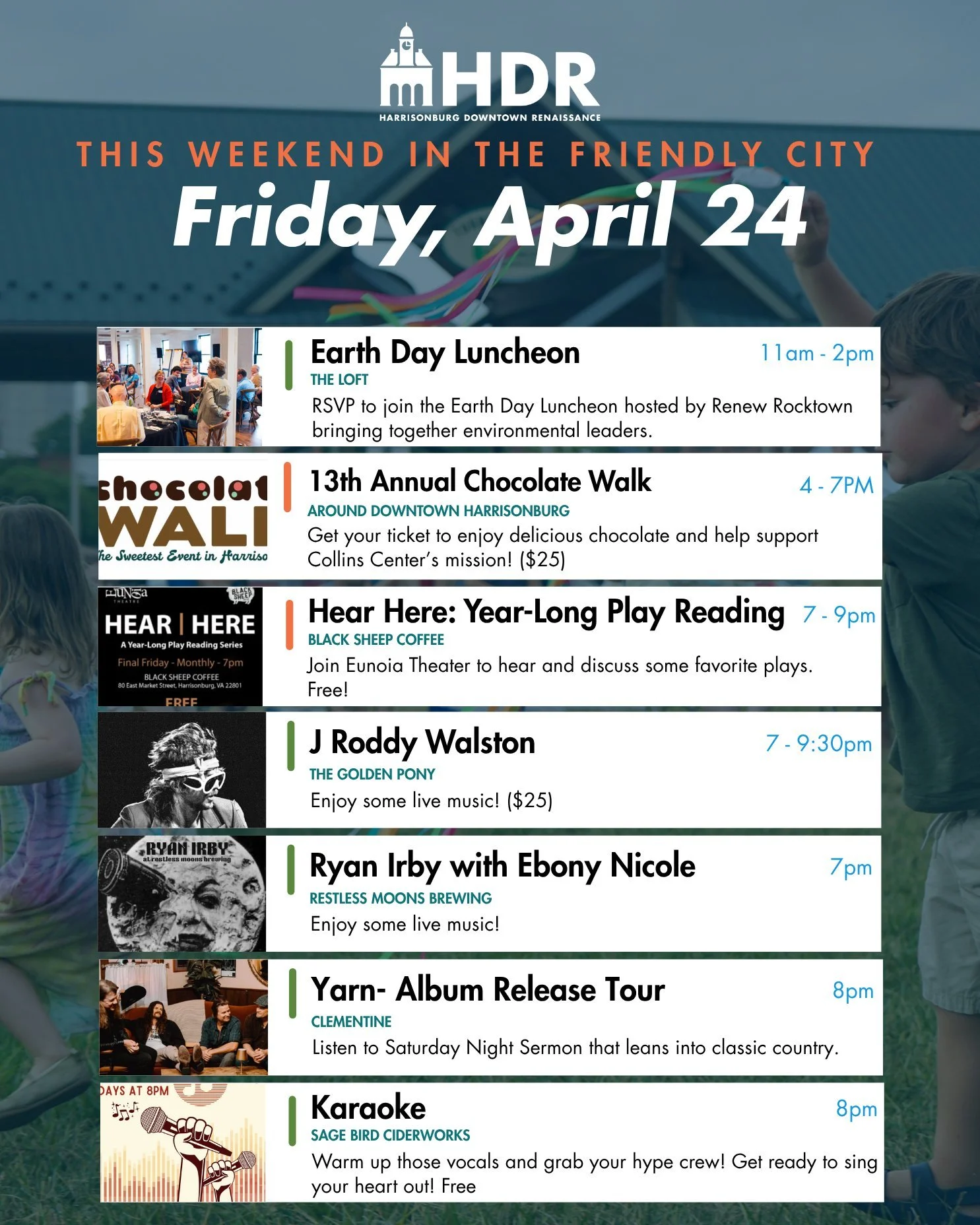 Another fun weekend to put a spring in your step! Check out what's going on today, tomorrow, and Sunday!

Are there any events we missed? Please comment the details down below! You can always add events happening downtown to our calendar or tag us @d