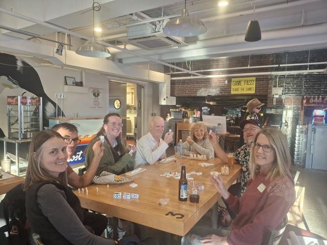 Did you catch the article about our Dominoes Meet Up in the @dnronline? Get a behind-the-scenes look at this bi-weekly get-together at @rubysarcade and join us for the next one this Thursday, May 7 from 6-8pm.

Follow the link in our bio to read the 