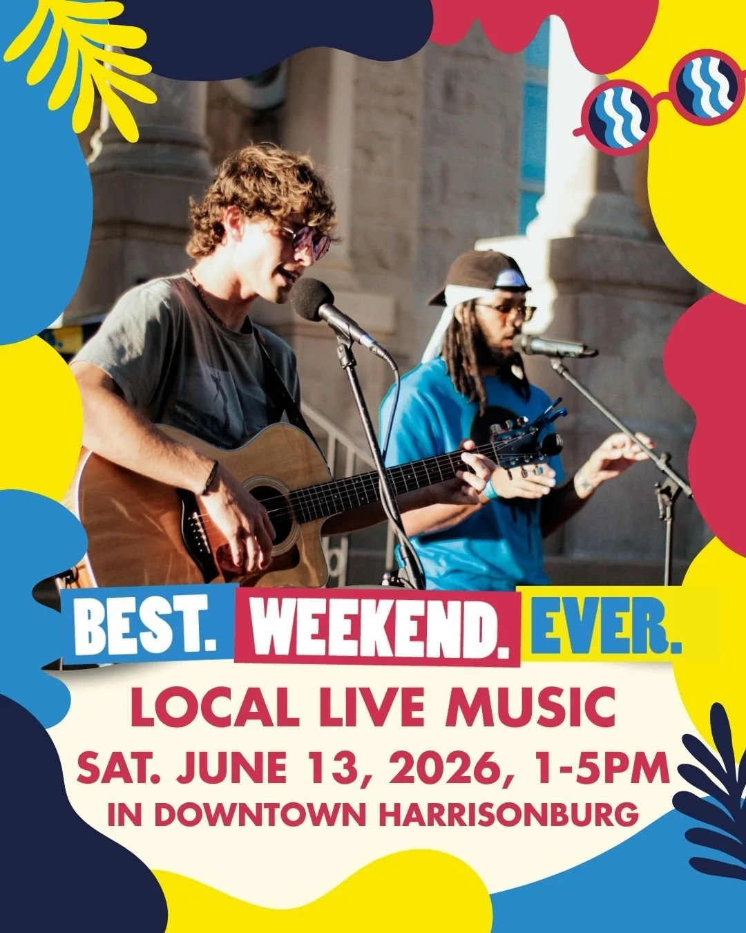 Best. Weekend. Ever. is BACK. 🎶
Bringing the music all weekend long.
3 stages, 10 acts, one unforgettable weekend. See you there! 🙌
⏳ 25 days until Best. Weekend. Ever 2026!