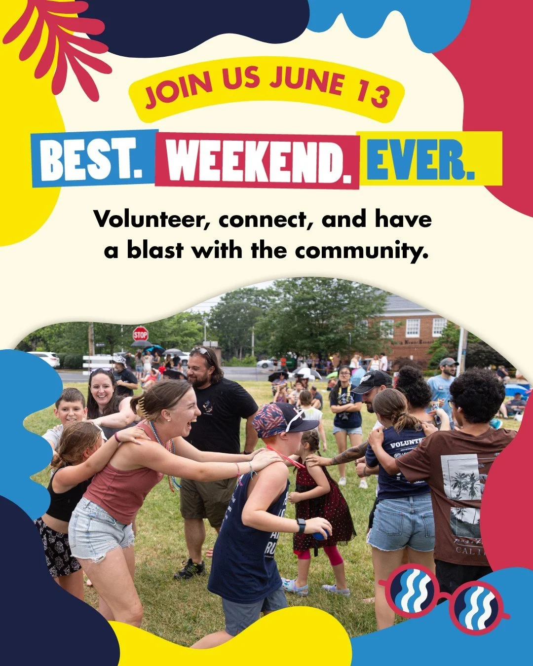 Love to craft? We need YOU! 🖌️✨

We are looking for creative volunteers to help with tote bag painting, kaleidoscope making, suncatchers, and wind chime decorating during this year&rsquo;s Best.Weekend.Ever. festival. If you aren't the crafty type, 