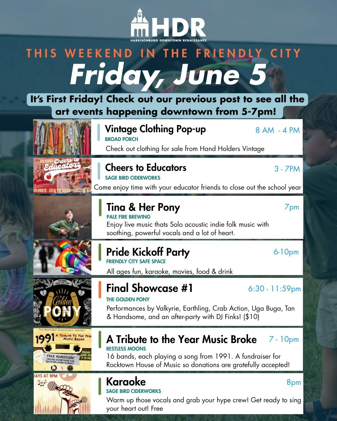 It's the first weekend n June, which means no only is there new art to discover, but there's a bunch of fun happening across downtown!

Plan out your calendar for Friday, Saturday, and Sunday right here.

Are there any events we missed? Please commen