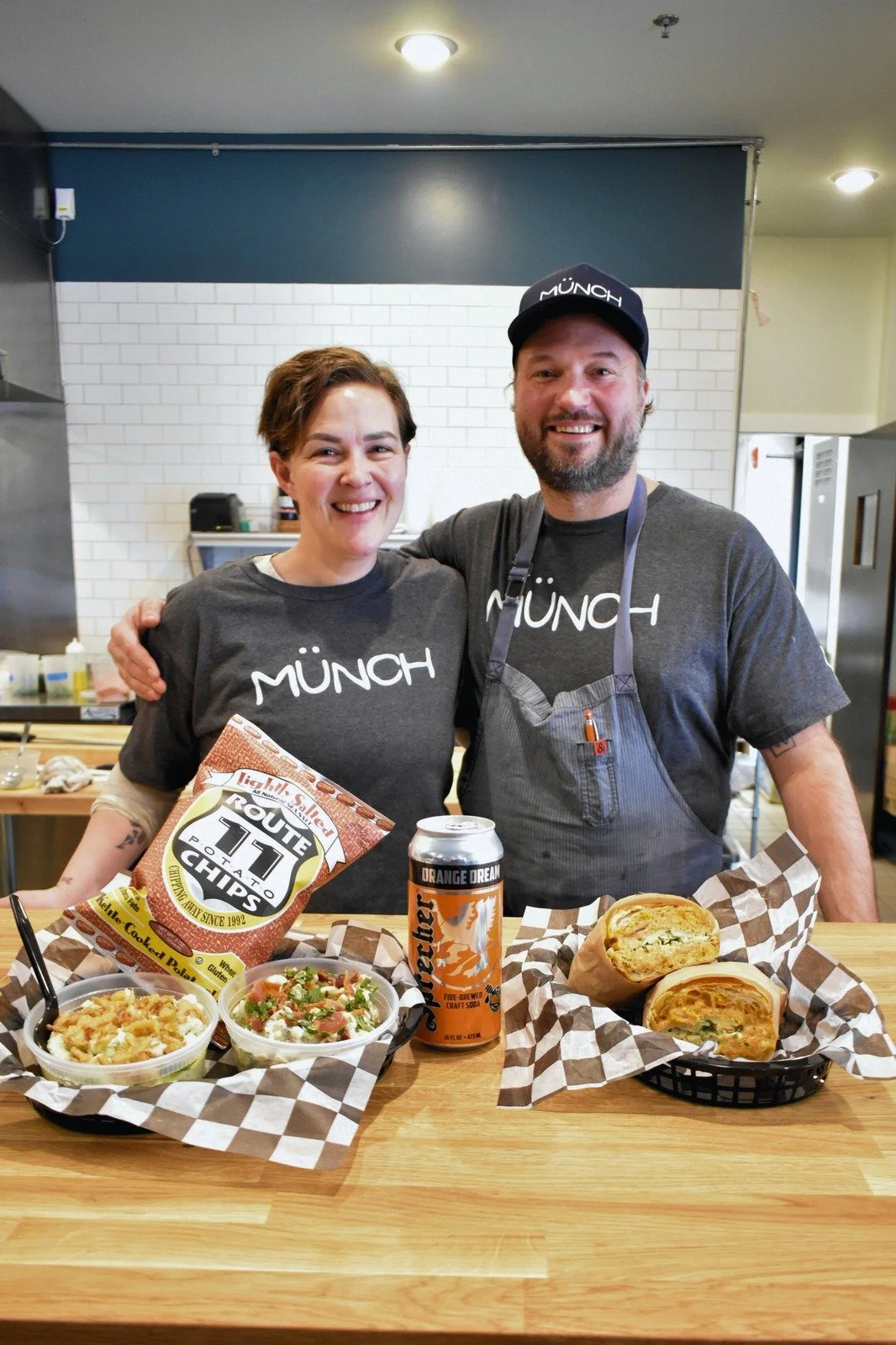 Photo of owners of restaurant