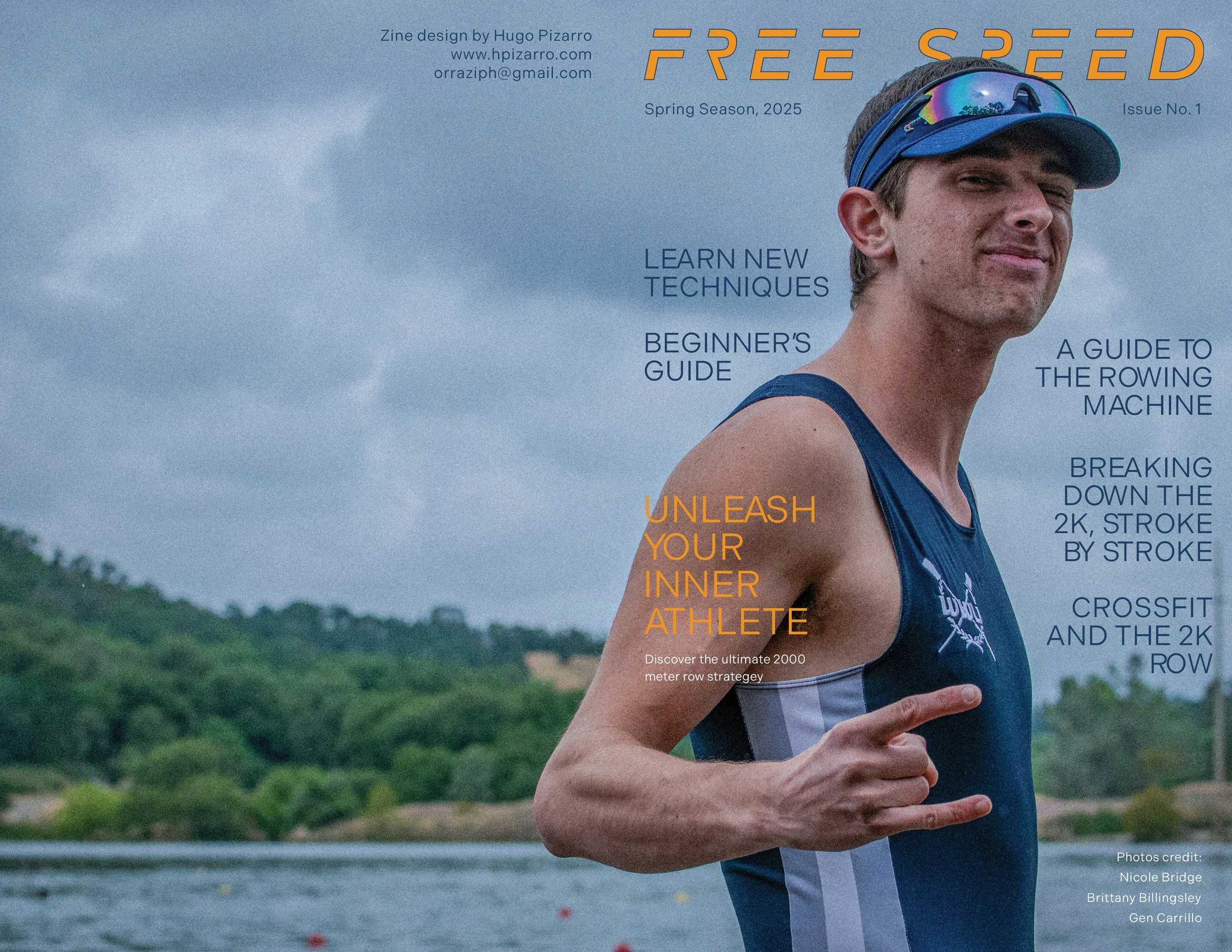 Full spread of the outside covers