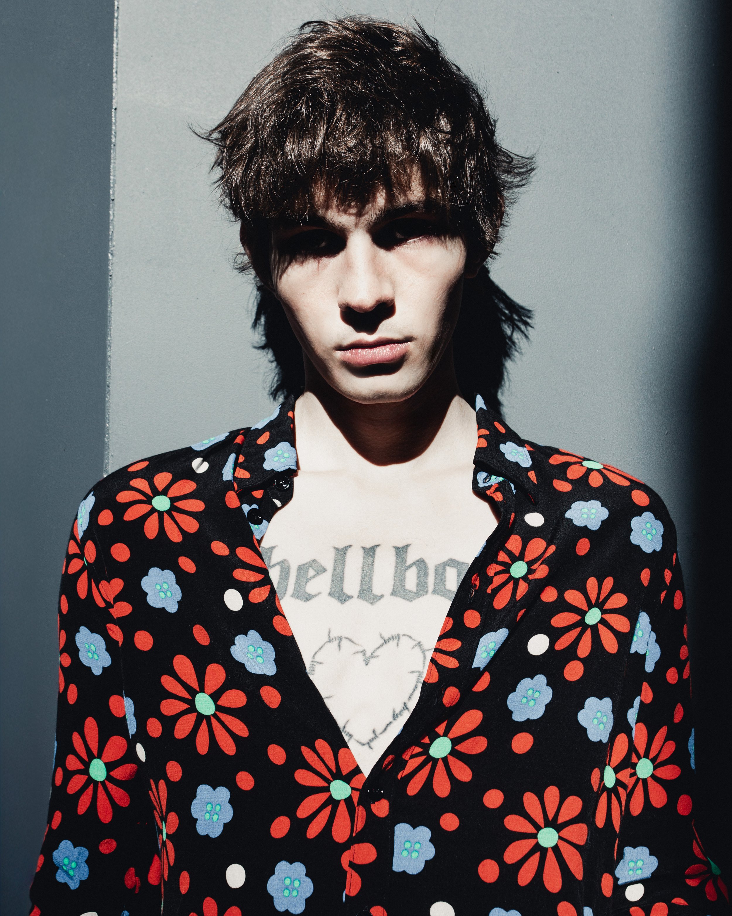 Colour fashion portrait for Selection Marais editorial, photographed by Ori Paul Levi.
