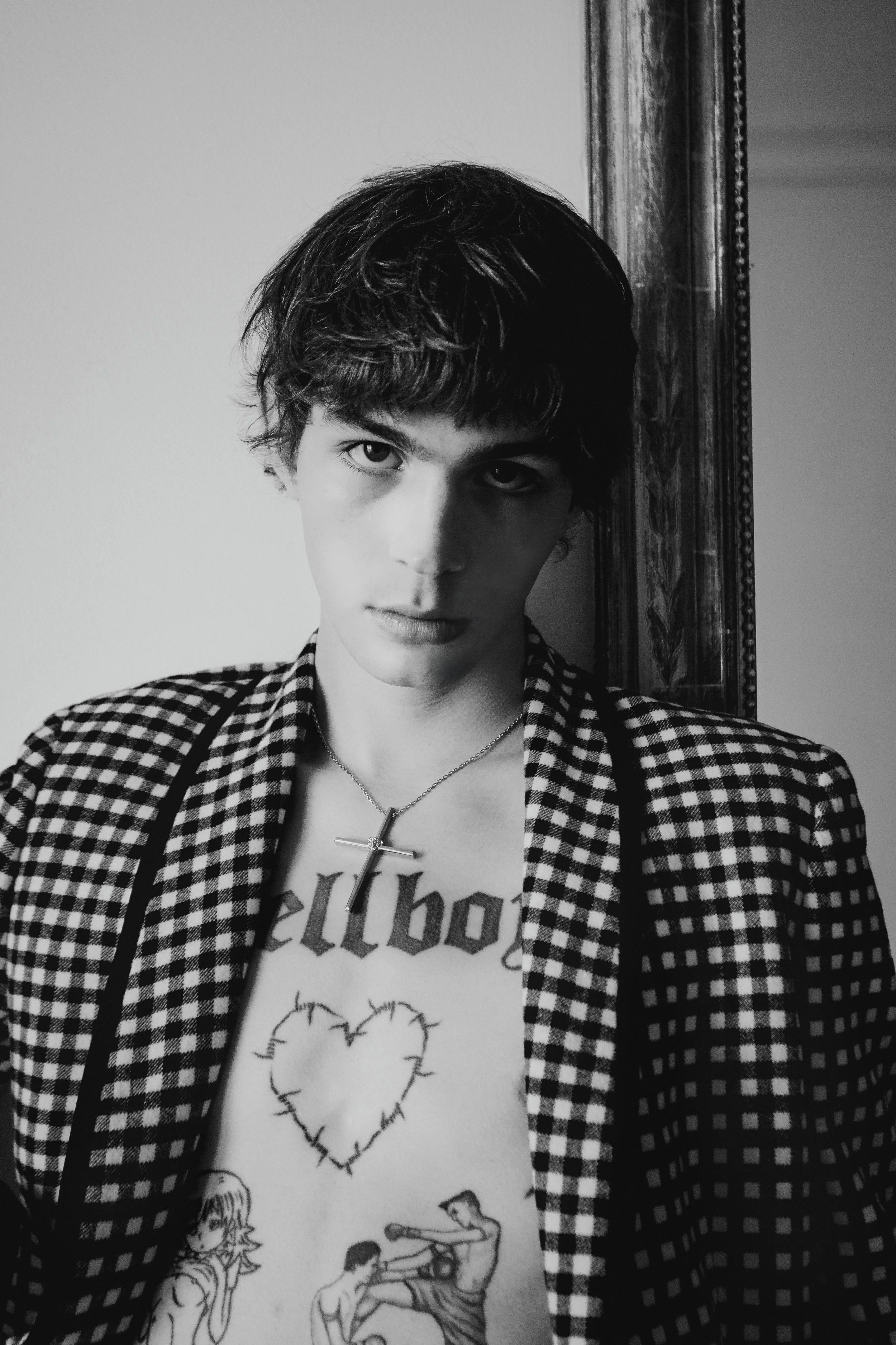 Fashion portrait for Selection Marais editorial, photographed by Ori Paul Levi.
