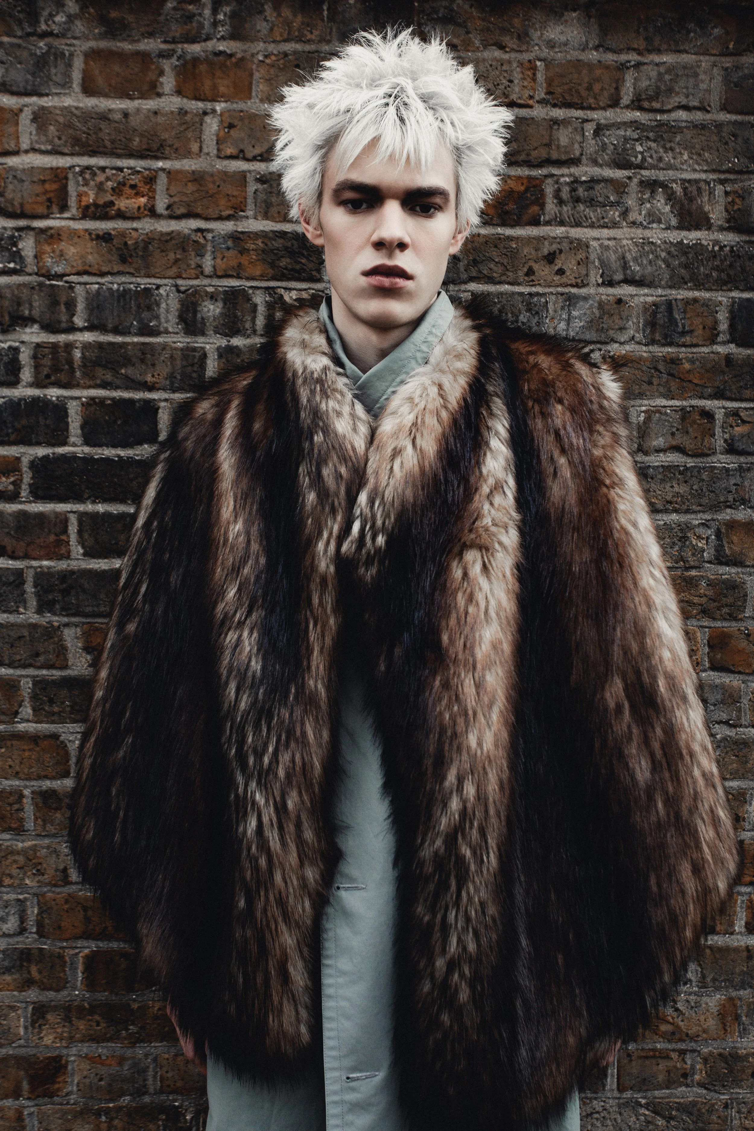 Fashion editorial portrait for Numéro Switzerland Rebel Code shot in London by photographer Ori Paul Levi