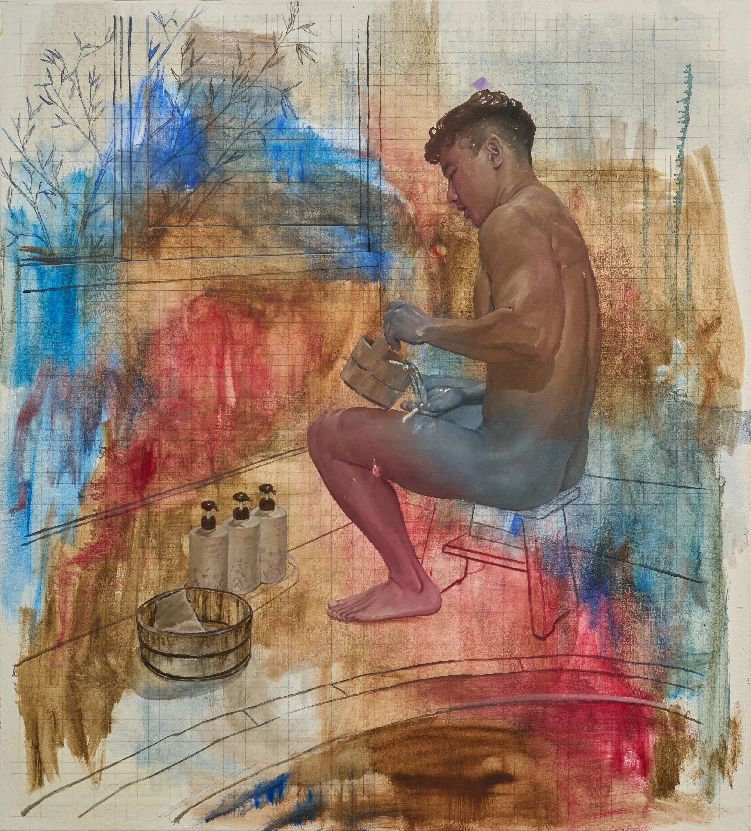 La Toilette or Diana and Acteon, oil on canvas, 155x140cm, 2025.jpg