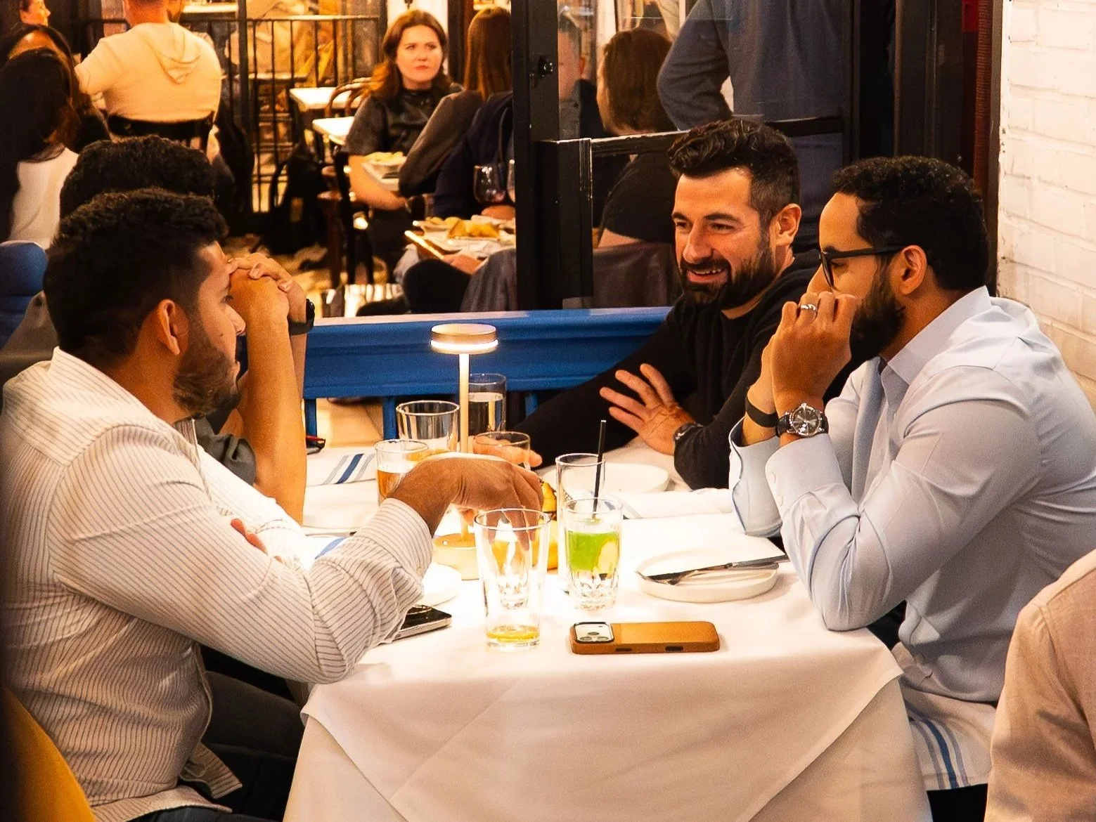 people eating at Palermo gramercy
