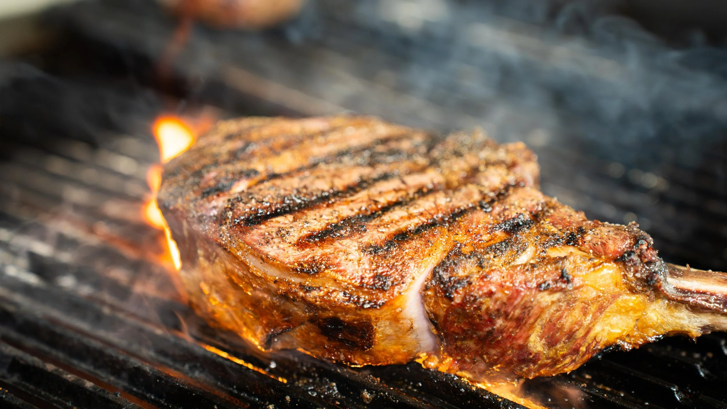 fire grilled steak