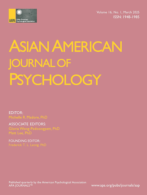 " A mediator or moderator? Self-compassion’s role in the association between emotional self-control and help-seeking attitudes among Asian American college students" a scientific article published in the Asian American Journal of Psychology