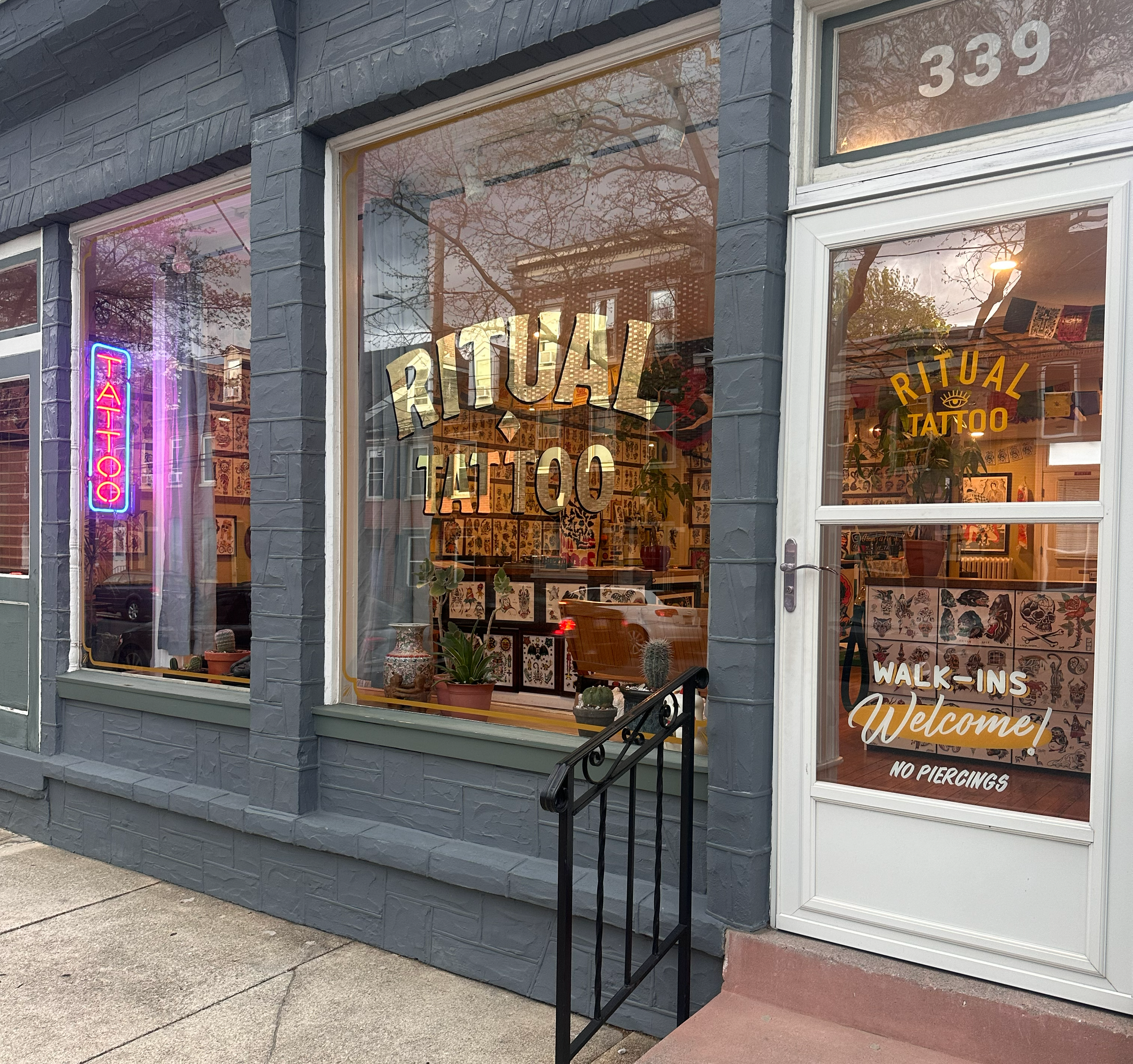 Walk In Tattoo Shop Ritual Tattoo Shop Lancaster PA
