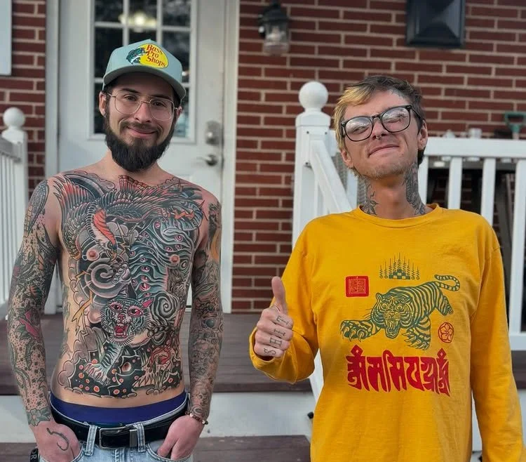 Malachi Kelchner tattoo artist at Ritual Tattoo