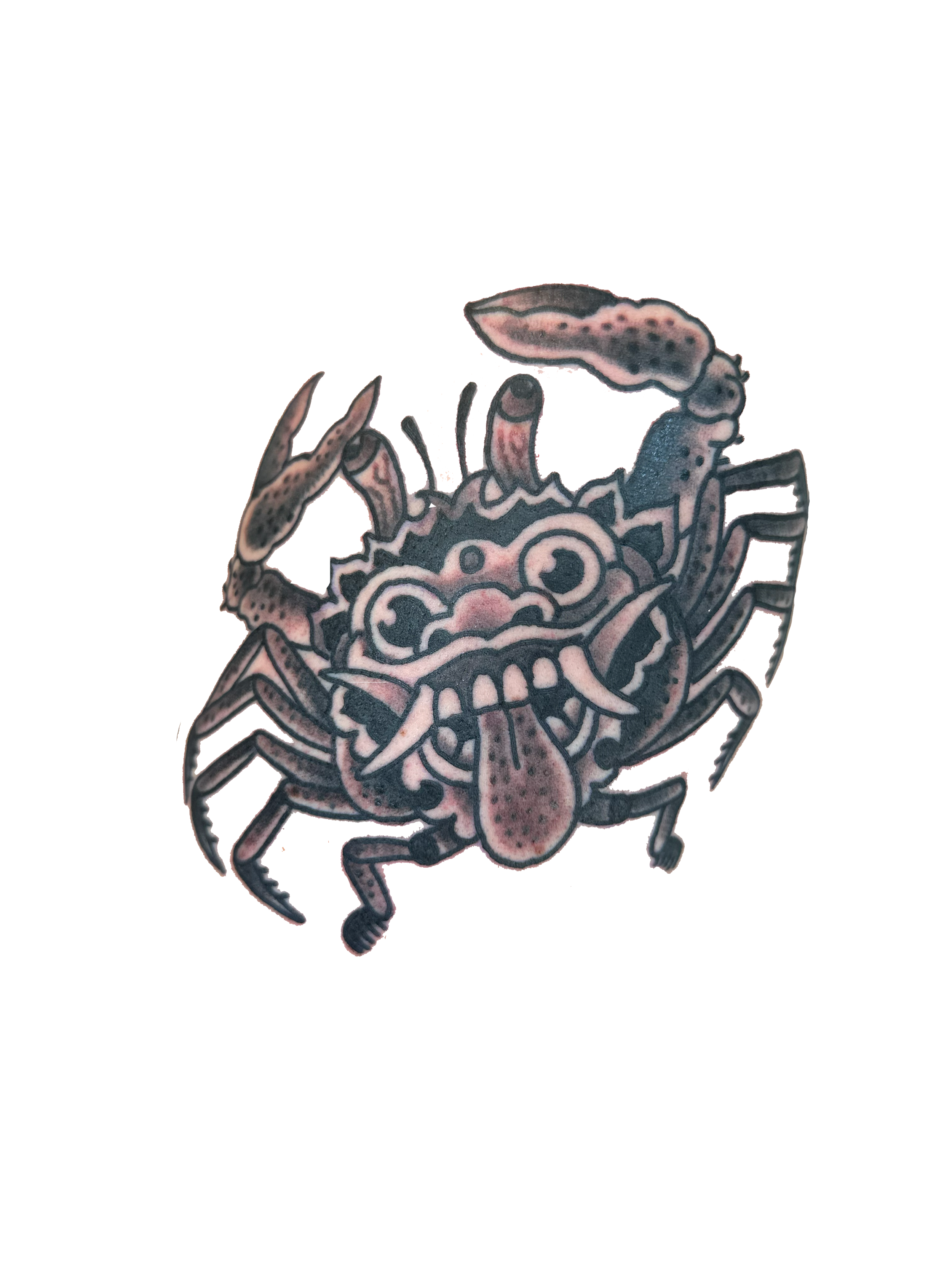 Japanese Traditional Crab Tattoo